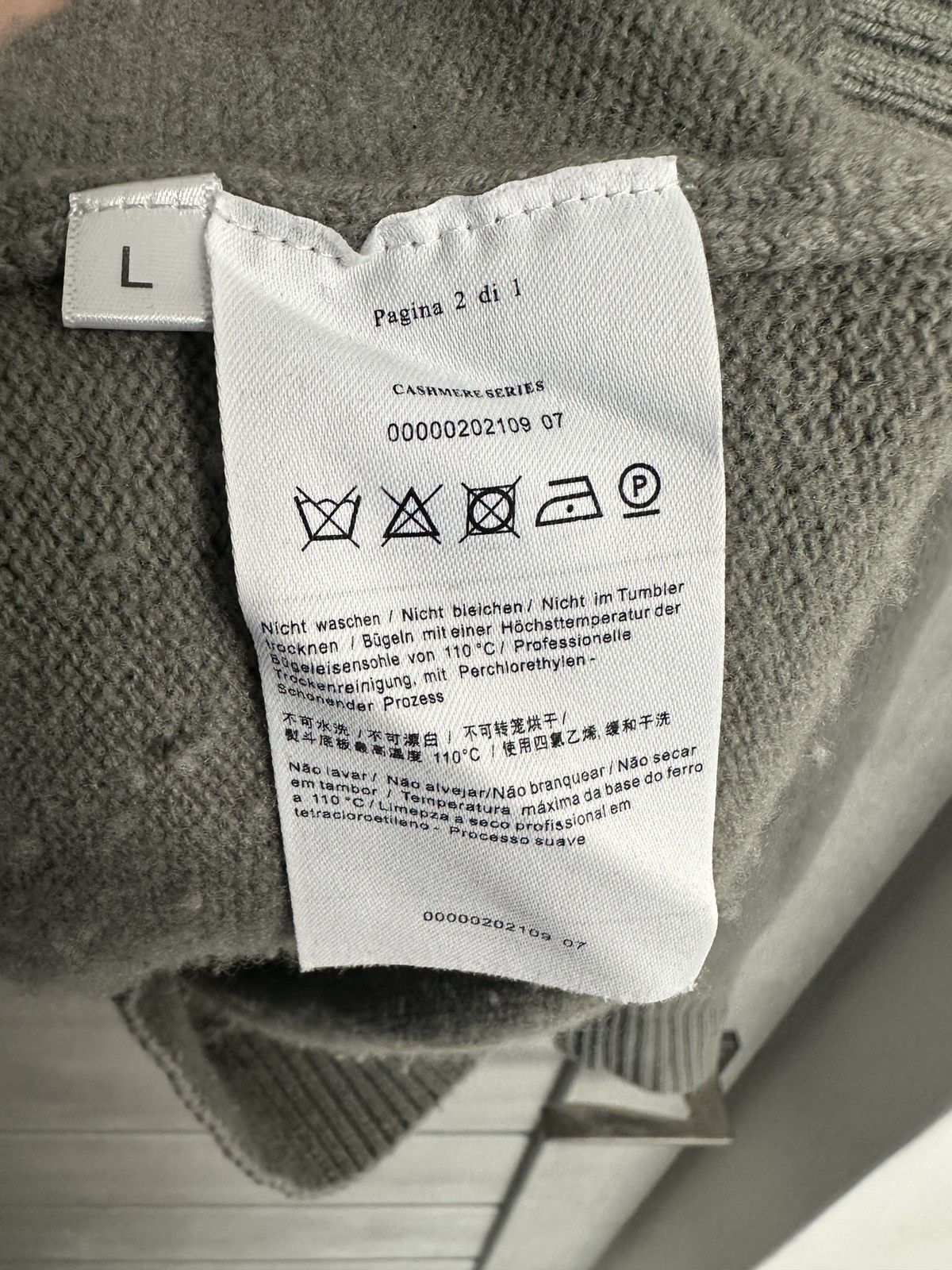 Polo Ralph Lauren Ralph Layrent Polo Bear Purple label Cashmere Sweater Size L / US 10 / IT 46 - 3 Thumbnail