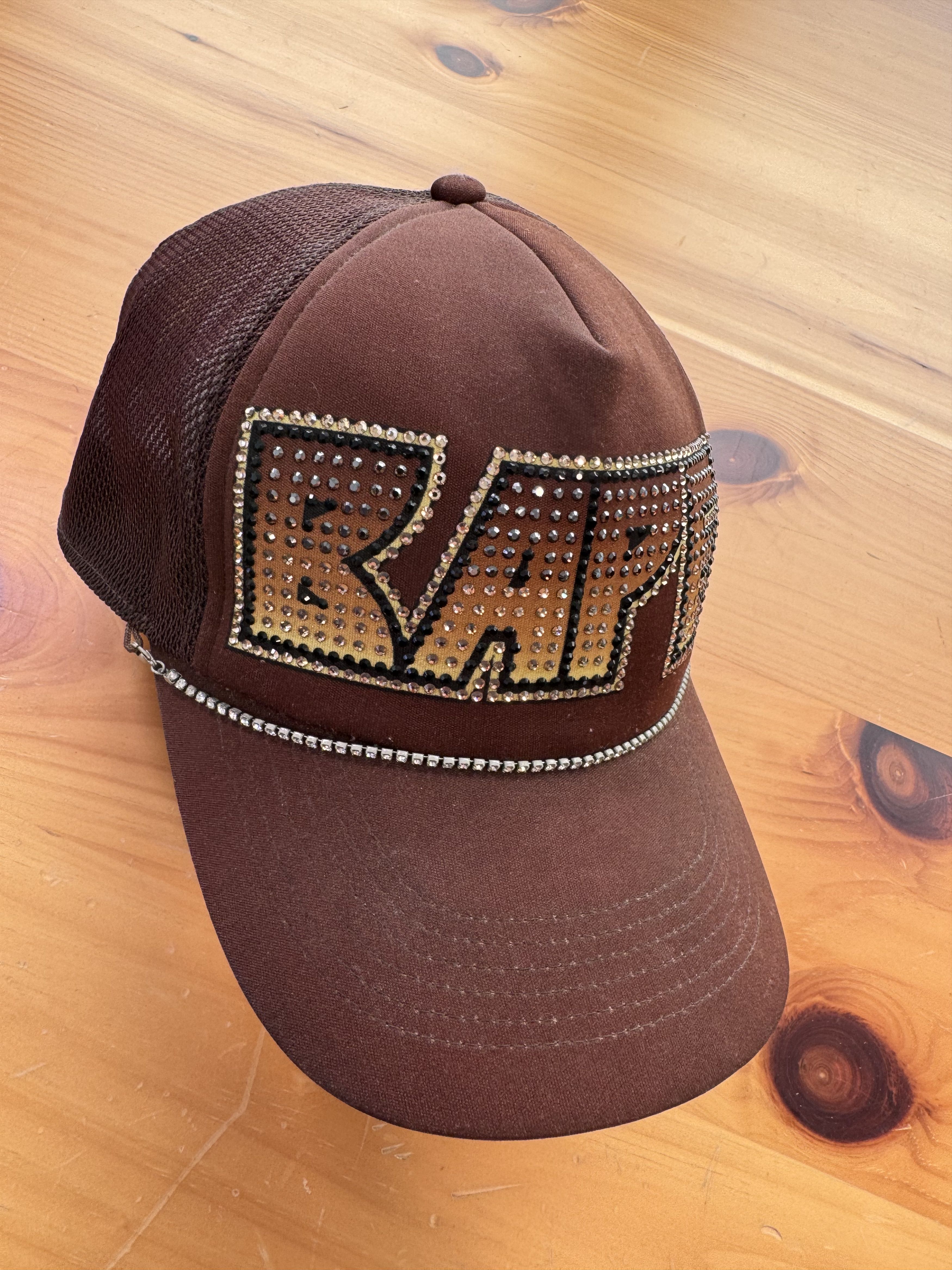 Bape 06' Bape Bathing Ape Kiss swarovski rhinestone hat trucker Size ONE SIZE - 6 Thumbnail