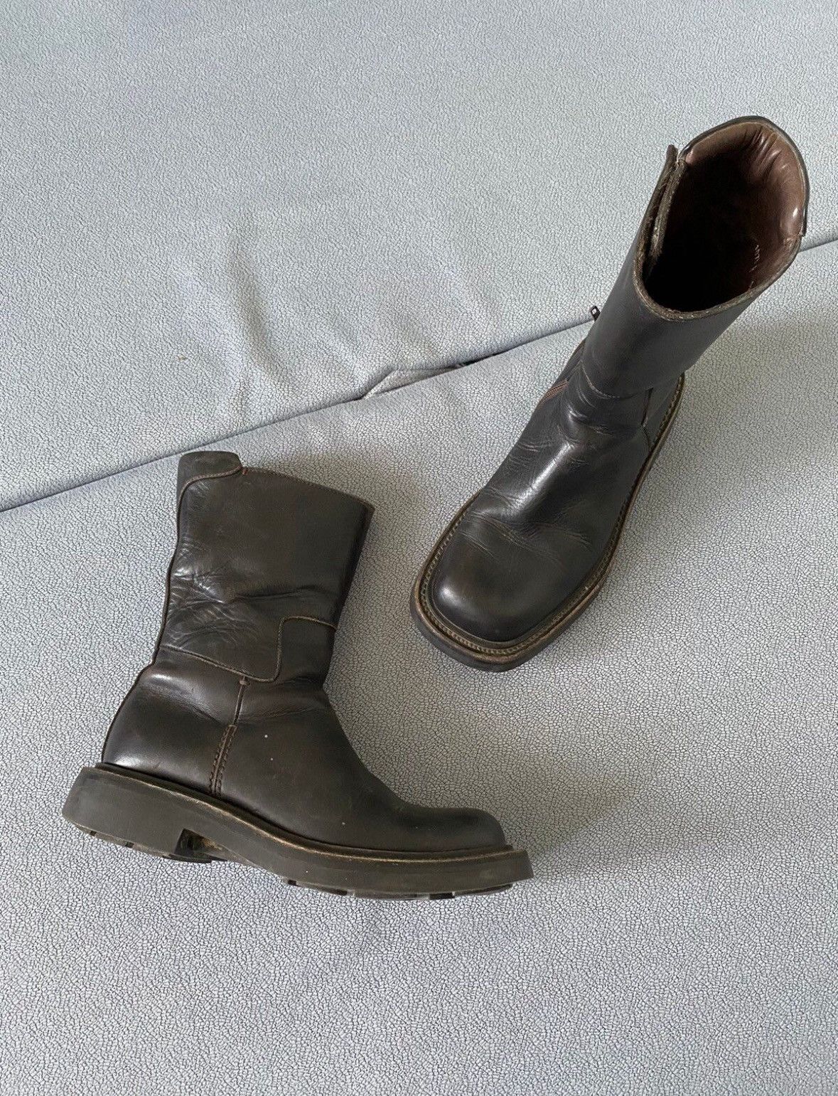 FW99 Vintage Prada Leather boots