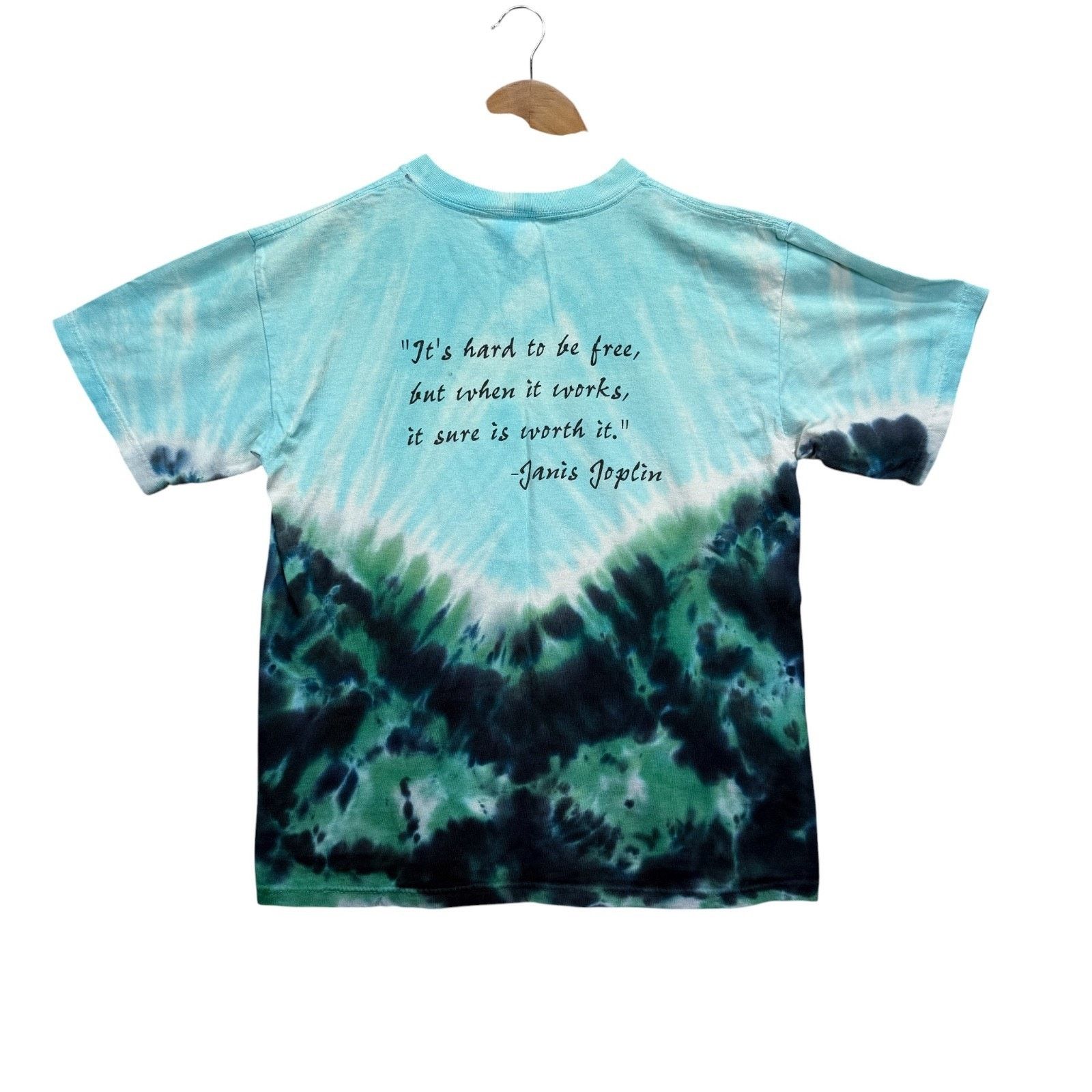 Anvil RARE VTG 2000 Janis Joplin Tie Dye Graphic T Shirt Anvil M Size US M / EU 48-50 / 2 - 2 Thumbnail