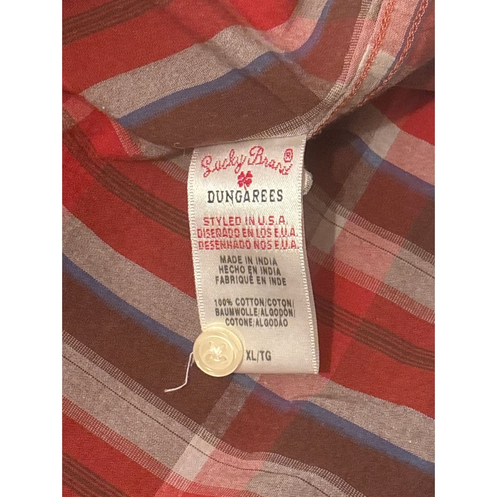 Lucky Brand Lucky Brand Pearl Snap Shirt Size US XL / EU 56 / 4 - 6 Thumbnail