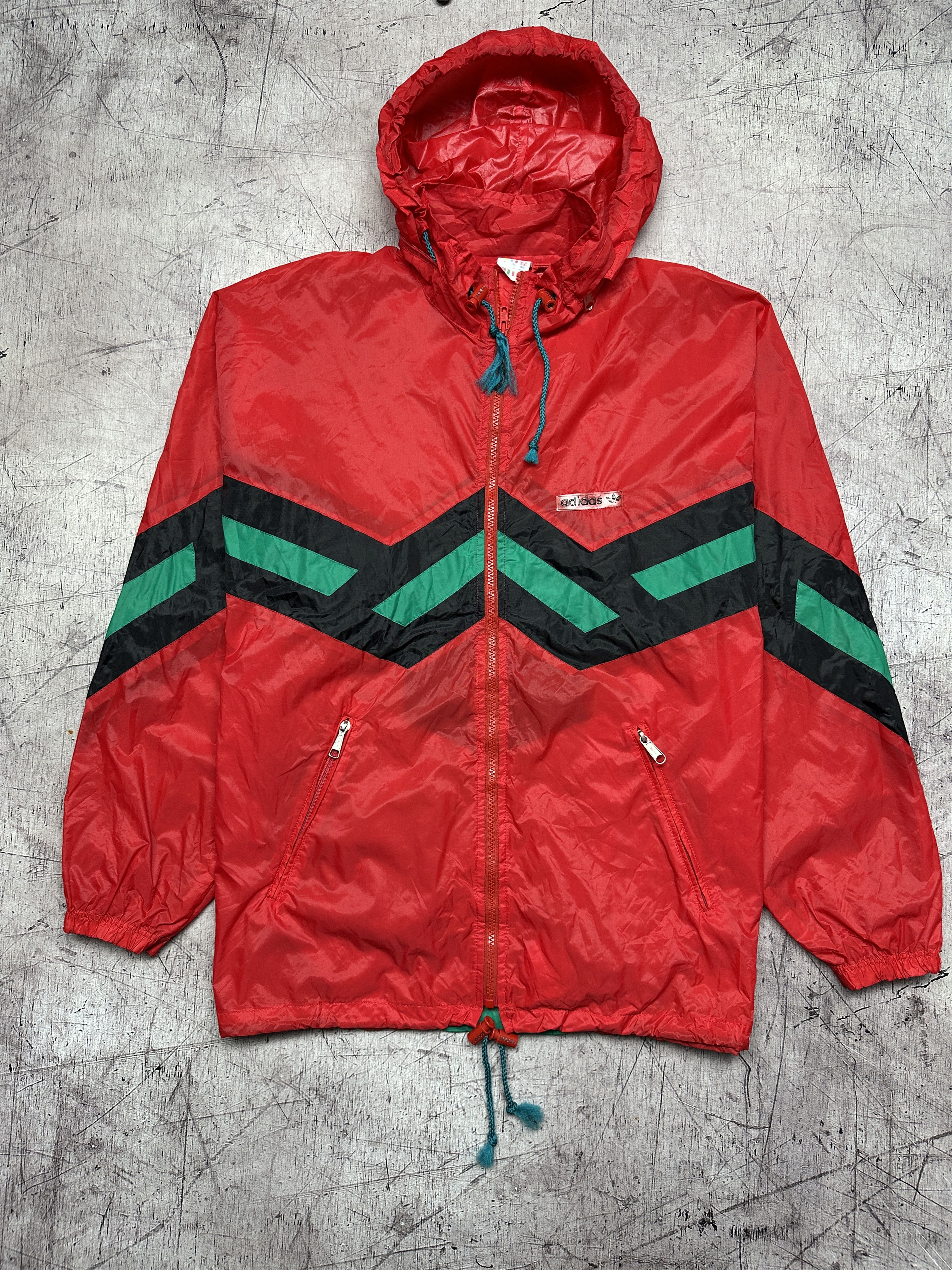 Adidas Adidas 90s Vintage Mens Nylon Jacket Size US L / EU 52-54 / 3 - 1 Thumbnail