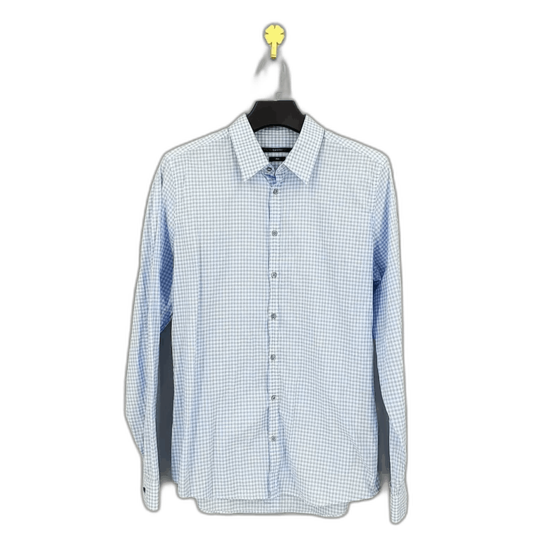 Gucci gucci blue checked long sleeve shirt-2507 Size US L / EU 52-54 / 3 - 6 Thumbnail
