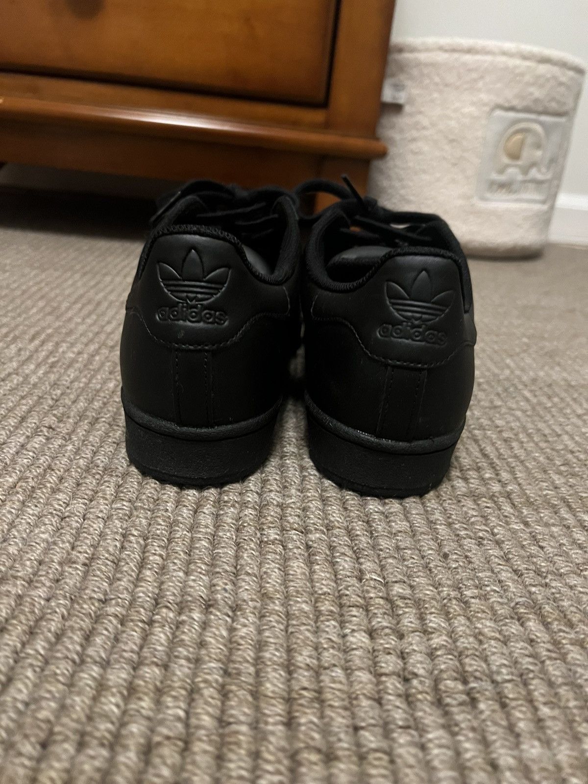 Adidas Adidas Superstar Triple Black Size US 8.5 / EU 41-42 - 5 Thumbnail