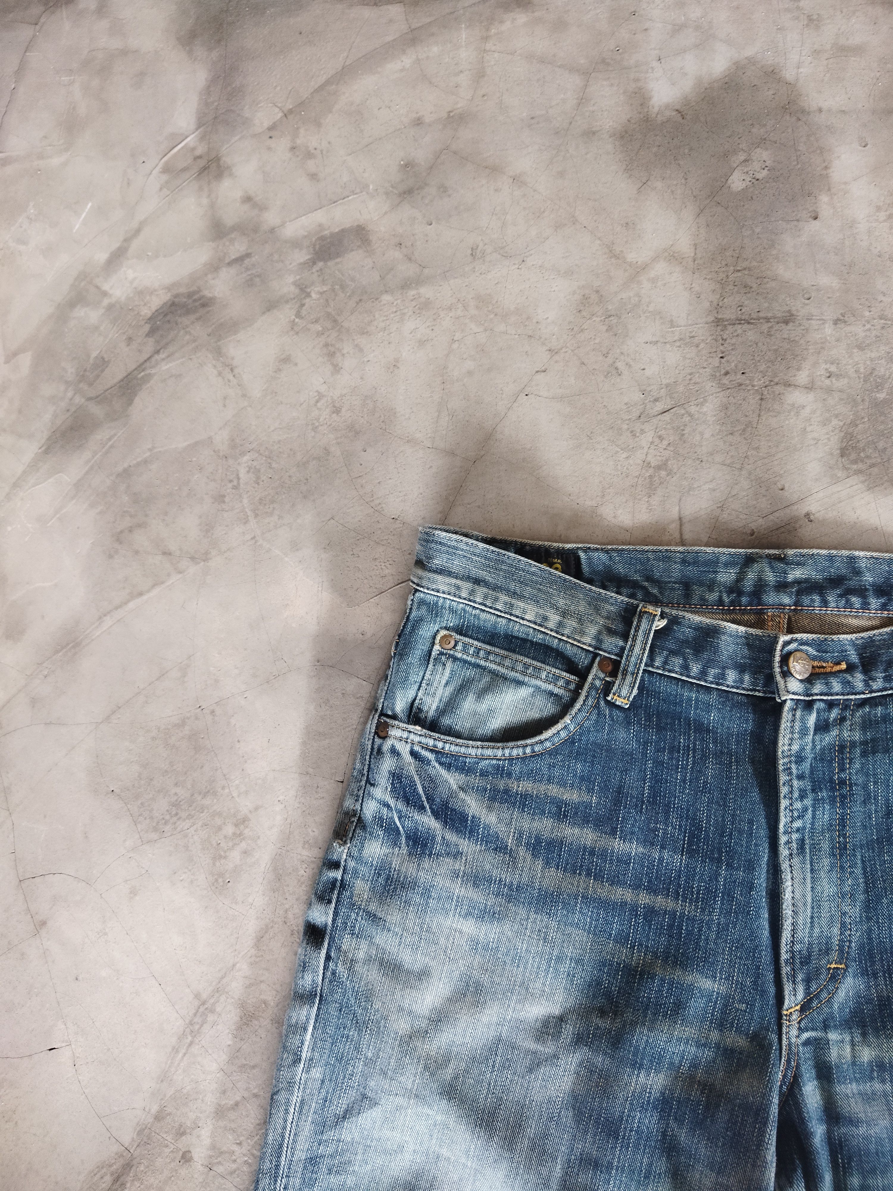 Lee × Vintage VINTAGE LEE RIDERS FADED BLUE JEANS PANTS Size US 36 / EU 52 - 4 Thumbnail