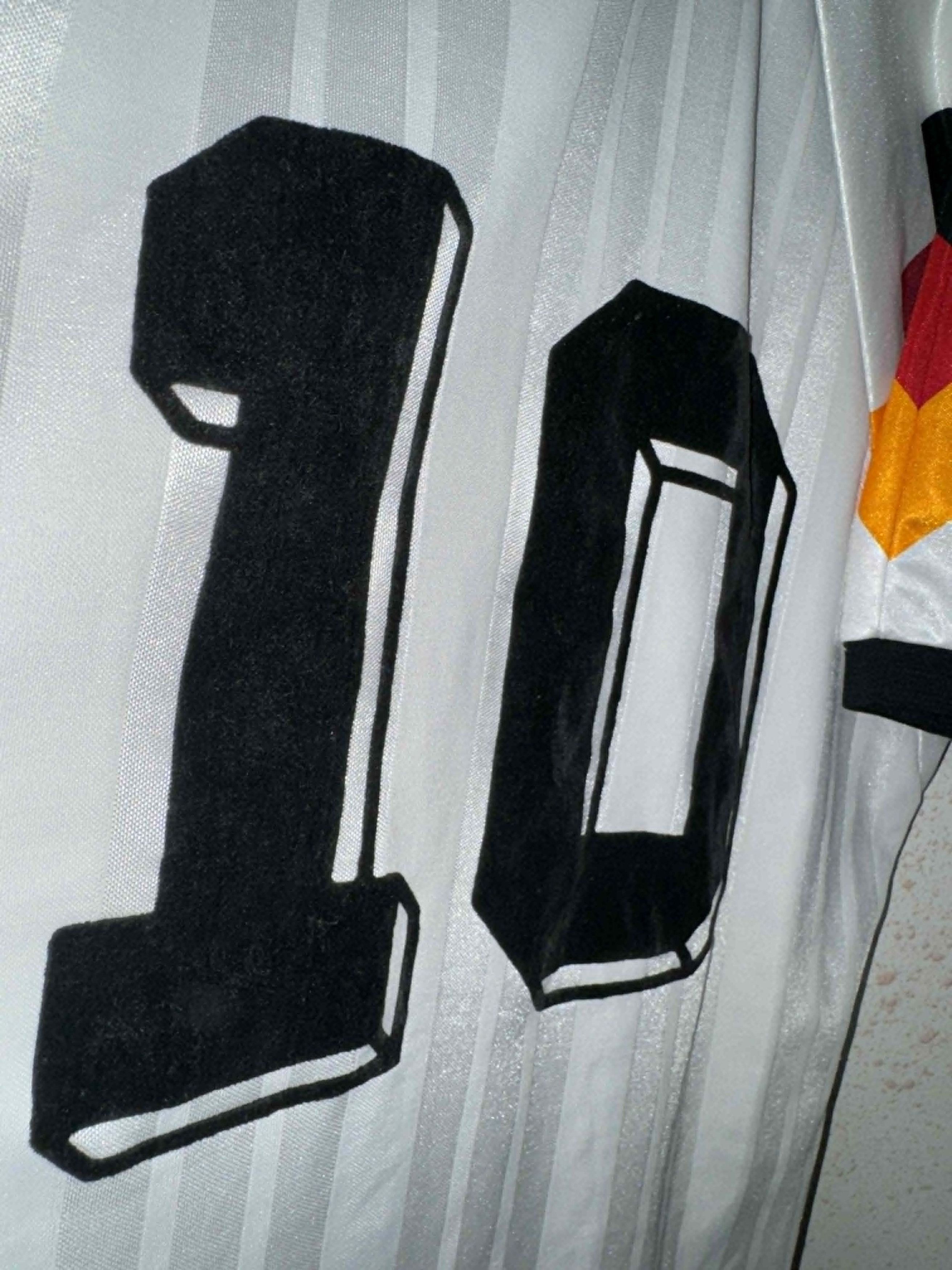 Adidas Germany 1992/94 Home Shirt Player Issue #10 Adidas Size US M / EU 48-50 / 2 - 8 Thumbnail