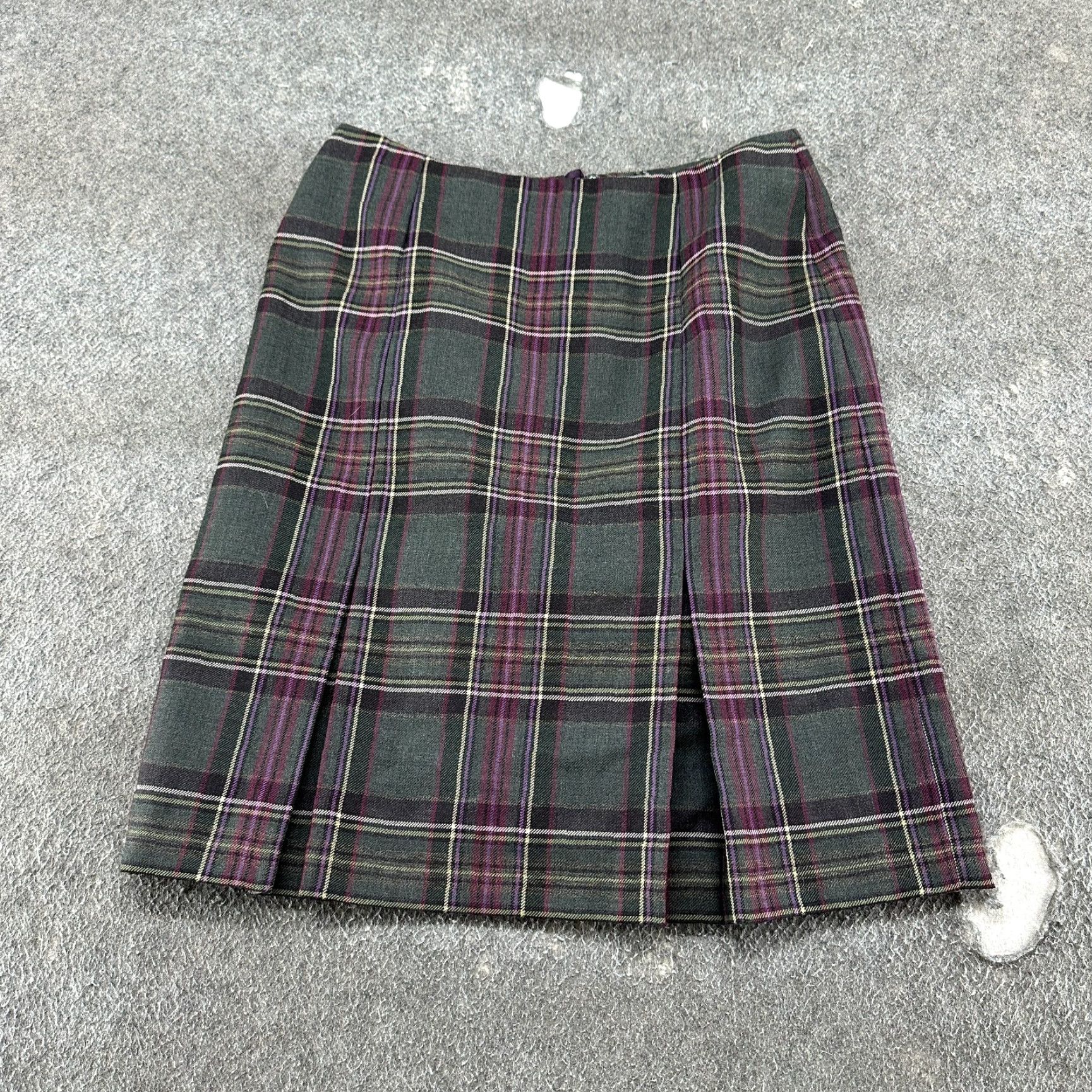 Brooks Brothers Brooks Brothers Skirt Womens 4 Midi Wool Plaid Multicolor 80s 90s Business Casual Pencil Womens Size 27" / US 4 / IT 40 - 5 Thumbnail