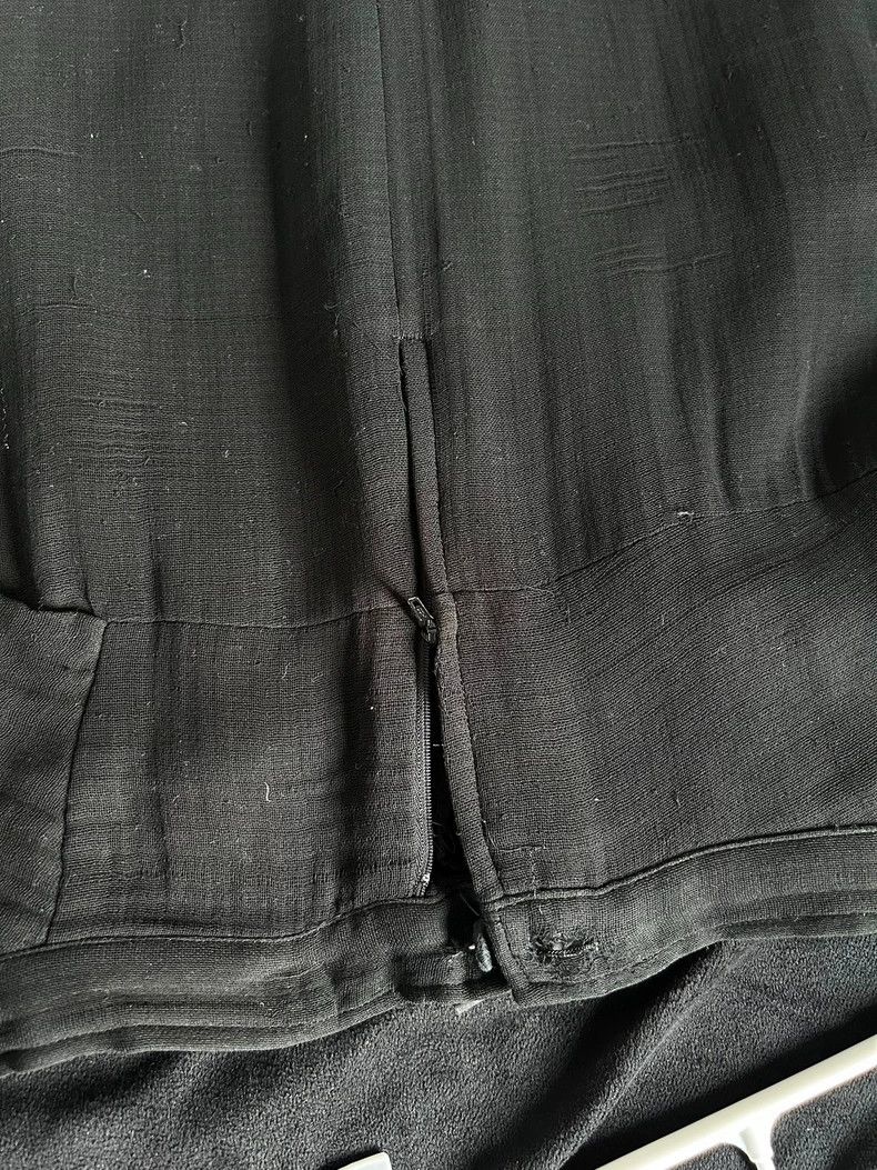 Yohji Yamamoto Yohji Yamamoto size os Dark Black Wind Twisted Design Irre Size 25" / US 0 / IT 36 - 7 Thumbnail