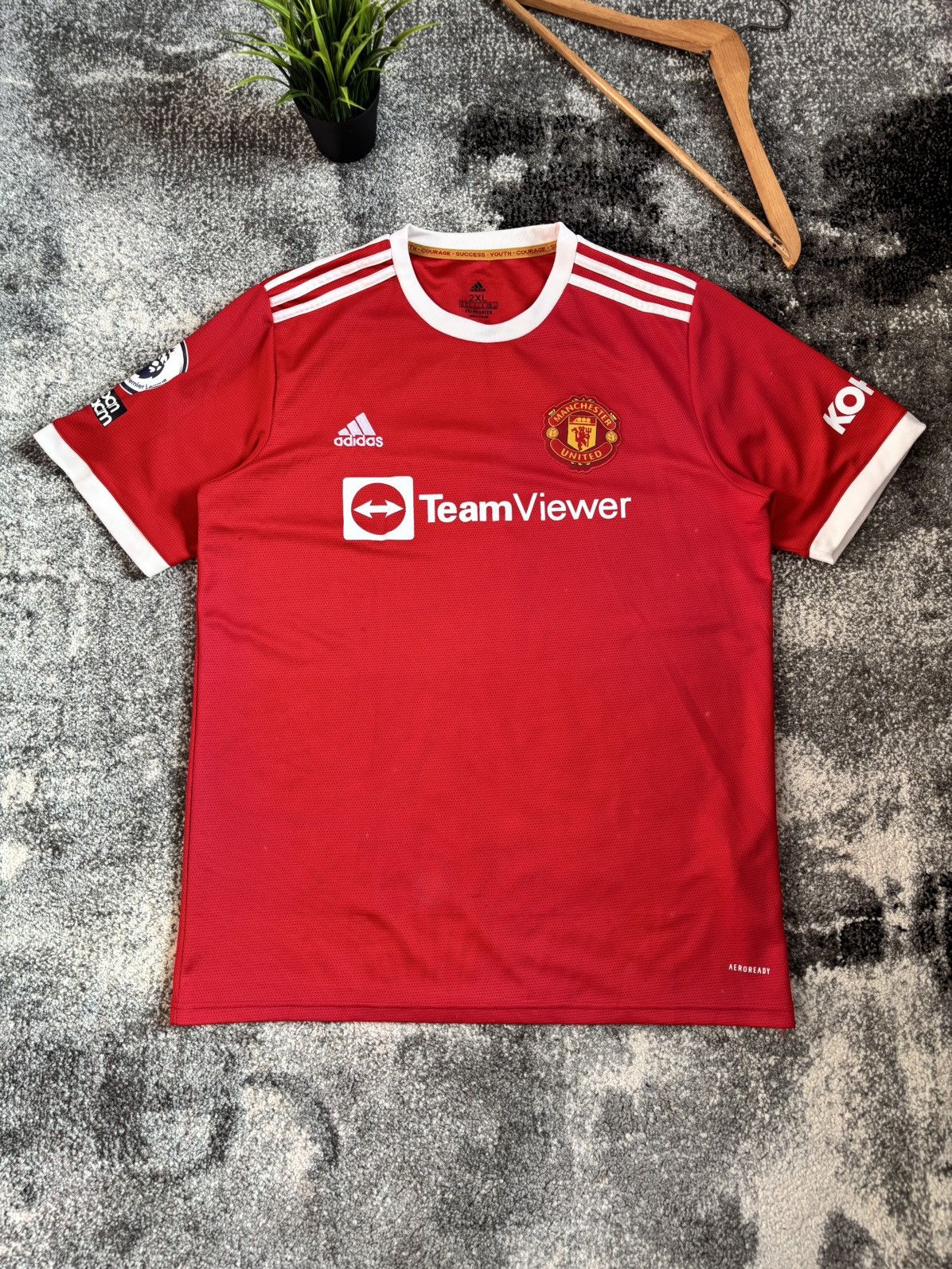 Adidas T-shirt Adidas Manchester United Ronaldo Vintage Size US XL / EU 56 / 4 - 2 Thumbnail