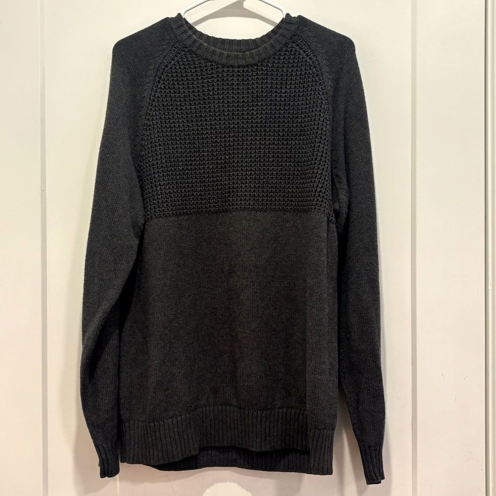 Duluth Trading Company Duluth Trading Co Mens Gray Sweater M Cotton Wool Blend Crew Neck Knit Size US M / EU 48-50 / 2 - 3 Thumbnail