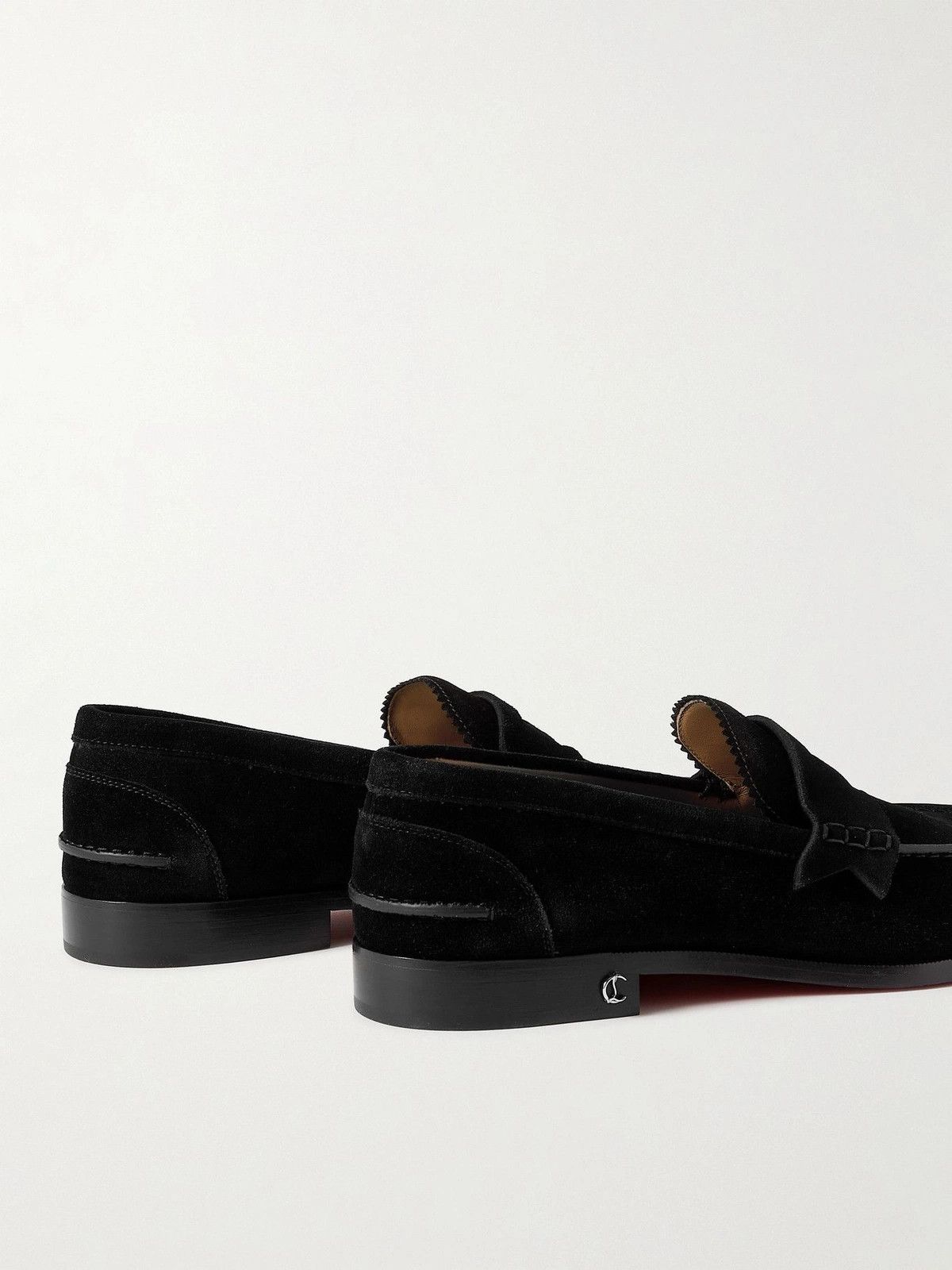 Christian Louboutin o1s1wg111025 Loafers in Black Size US 7.5 / EU 40-41 - 4 Thumbnail