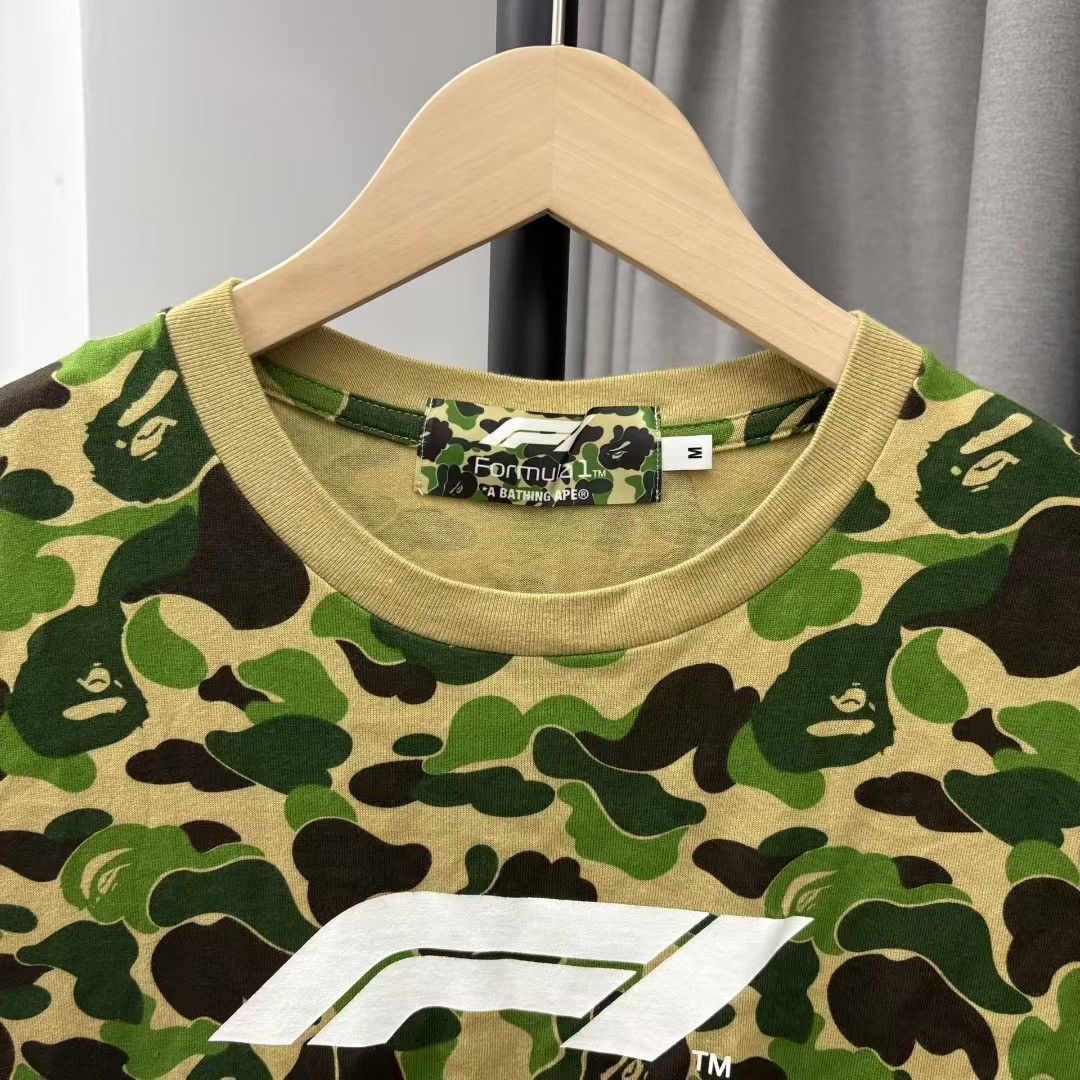 Bape BAPE F1 CAMO TEE Size US M / EU 48-50 / 2 - 3 Thumbnail