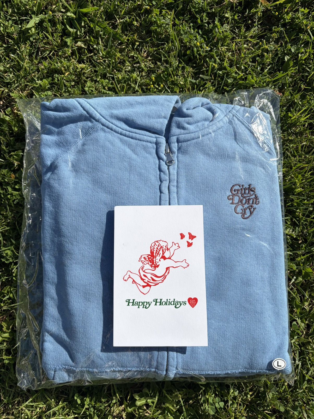 Girls Don't Cry Girls Don’t Cry Blue Zip Up Hoodie Size US L / EU 52-54 / 3 - 2 Thumbnail
