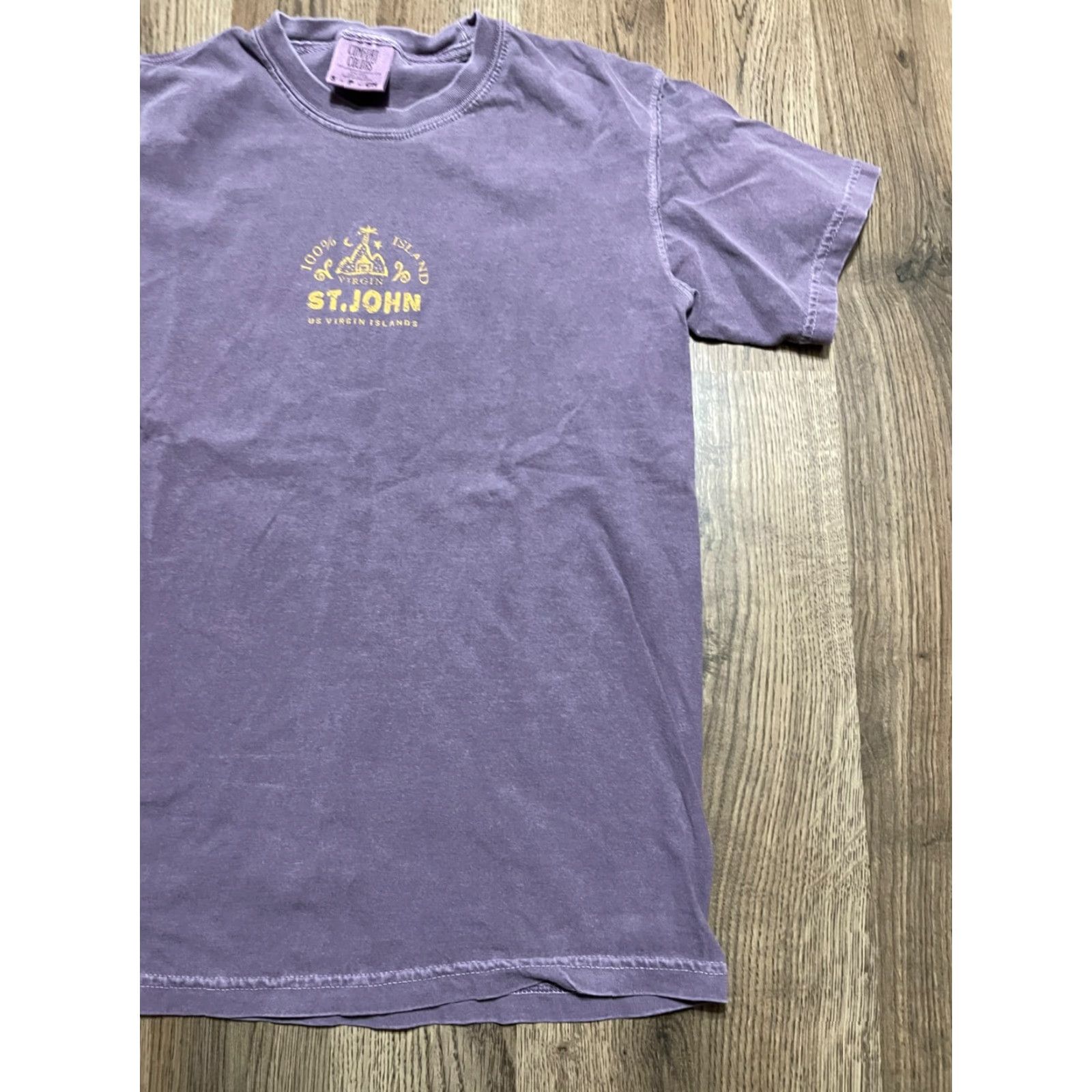 Comfort Colors Comfort Colors Shirt Women's Size Small Purple St. John US Virgin Island Size S / US 4 / IT 40 - 4 Thumbnail