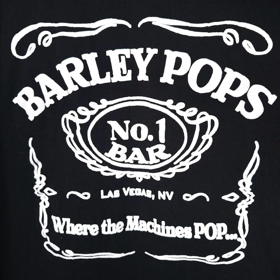 Gildan Barley Pops T Shirt Mens Size 3XL Black Las Vegas Bar Travel Destination Tee Size US S / EU 44-46 / 1 - 6 Thumbnail