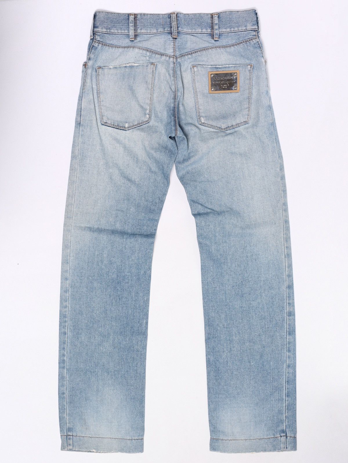 Dolce & Gabbana Dolce Gabbana Sky Blue Jeans Denim Pants Trousers Metal Logo Size US 32 / EU 48 - 2 Thumbnail