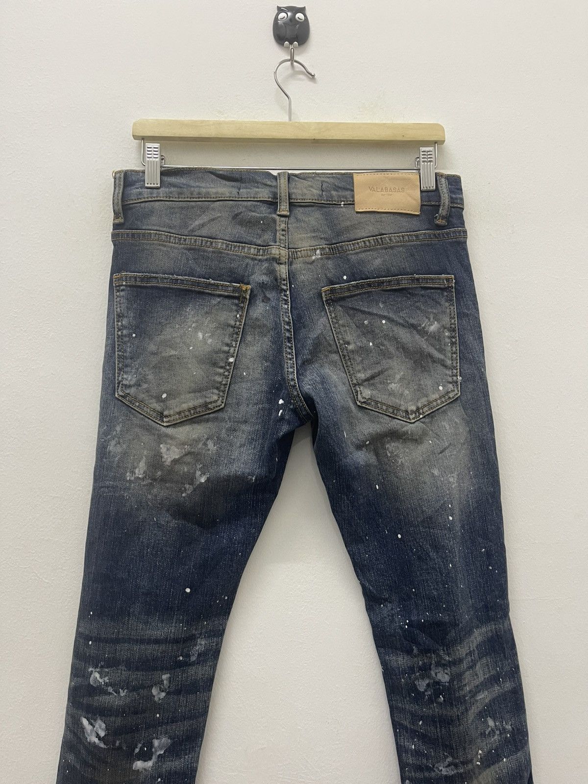 Valabasas Rare VALABASAS Paint Splatter Ripped Distressed Size US 29 - 12 Thumbnail