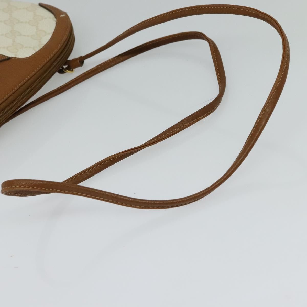 Gucci GUCCI GG Supreme Shoulder Bag Pvc White Gold 904 02 047 Size ONE SIZE - 7 Thumbnail