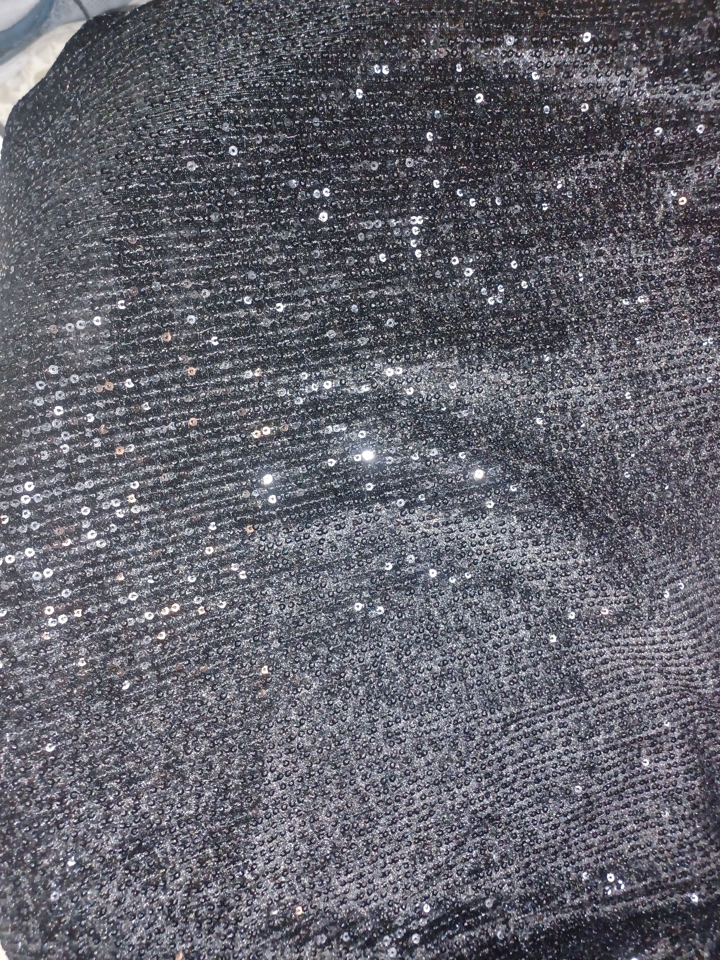 Other She + Sky Women's Pull-On Top Large Black Sequins Size L / US 10 / IT 46 - 4 Thumbnail
