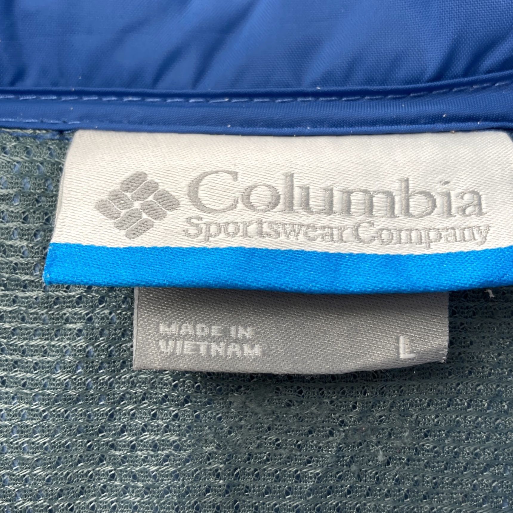 Vintage Columbia Womens Windbreaker Jacket Hooded Long Sleeve Blue Winter Size L Regular Size L / US 10 / IT 46 - 2 Thumbnail