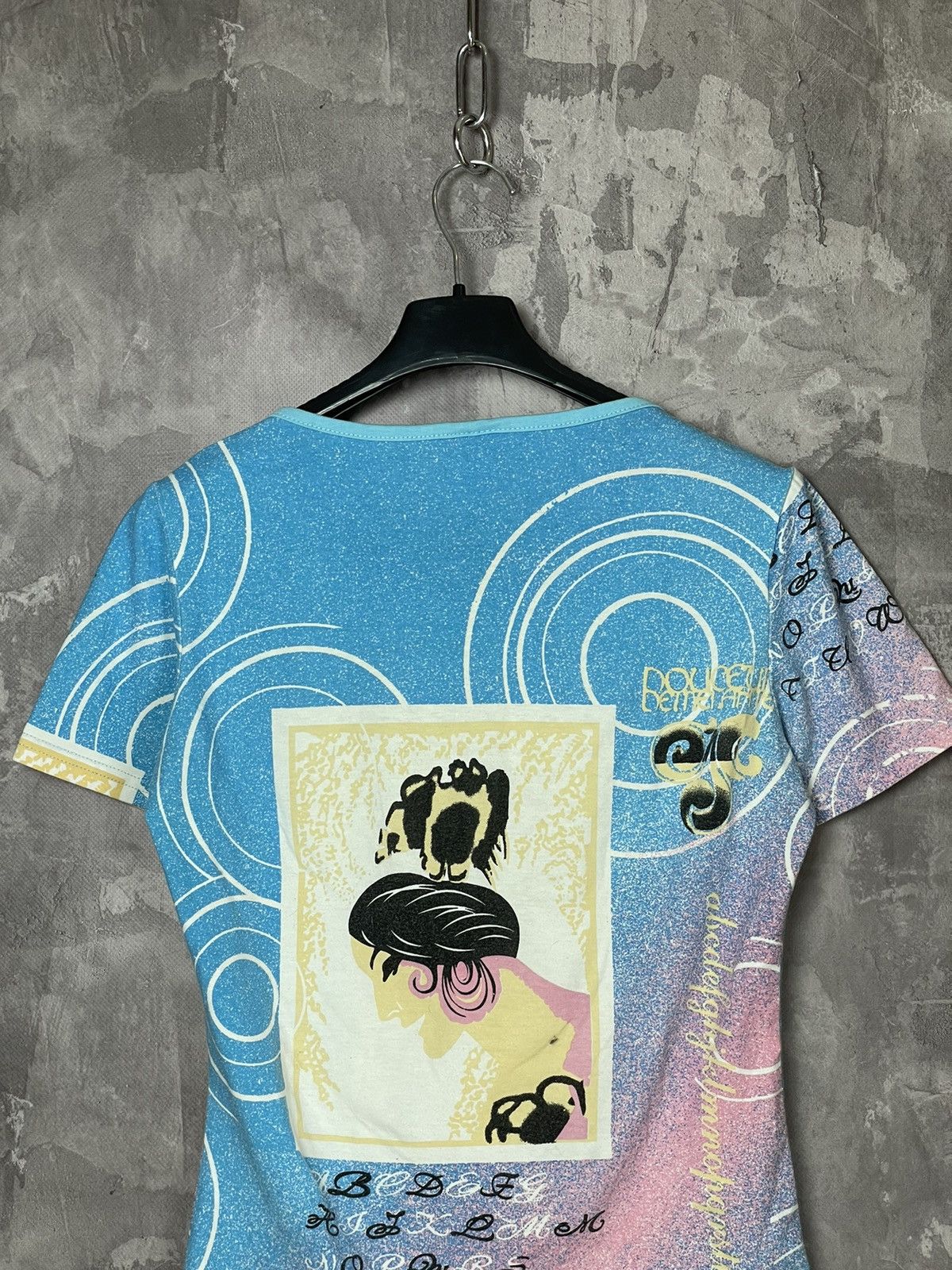 Dolce & Gabbana Vintage Y2K Dolce Gabbana Coloured Japanese Geisha tank top Size S / US 4 / IT 40 - 9 Thumbnail