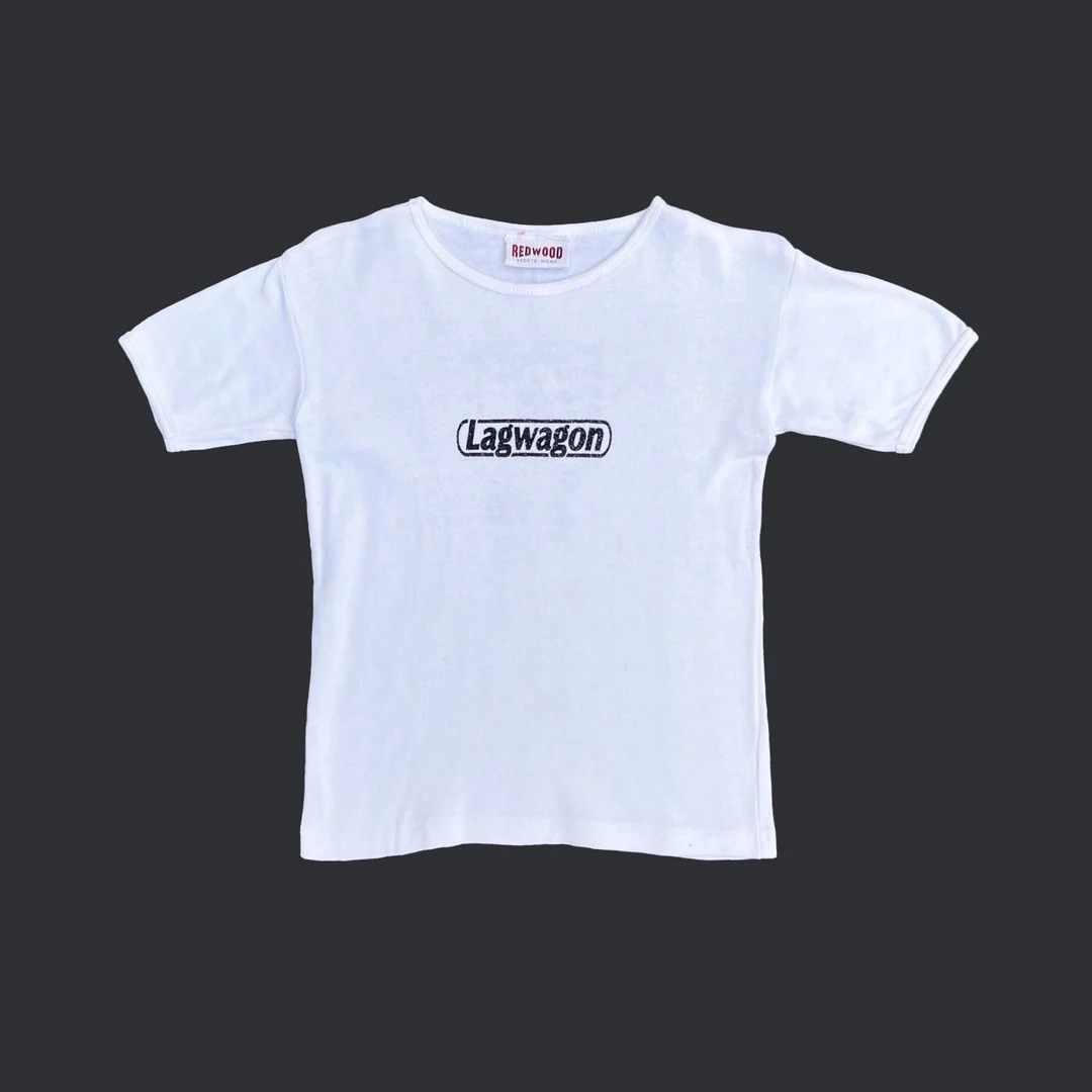 Band Tees × Vintage Lagwagon 1996 90s Vintage Men Are Pigs Band Girl Top T-Shirt Size M / US 6-8 / IT 42-44 - 1 Thumbnail