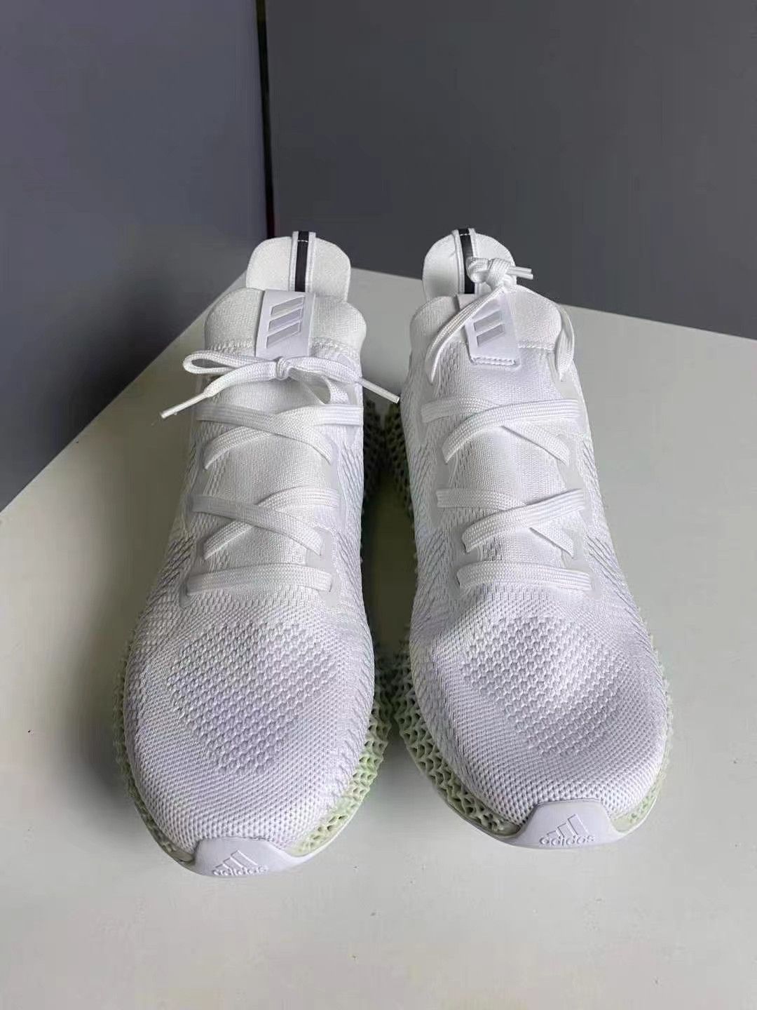 Adidas adidas Ultra 4D "Core White/Almost Lime" Running Shoes K15 Size US 13 / EU 46 - 5 Thumbnail