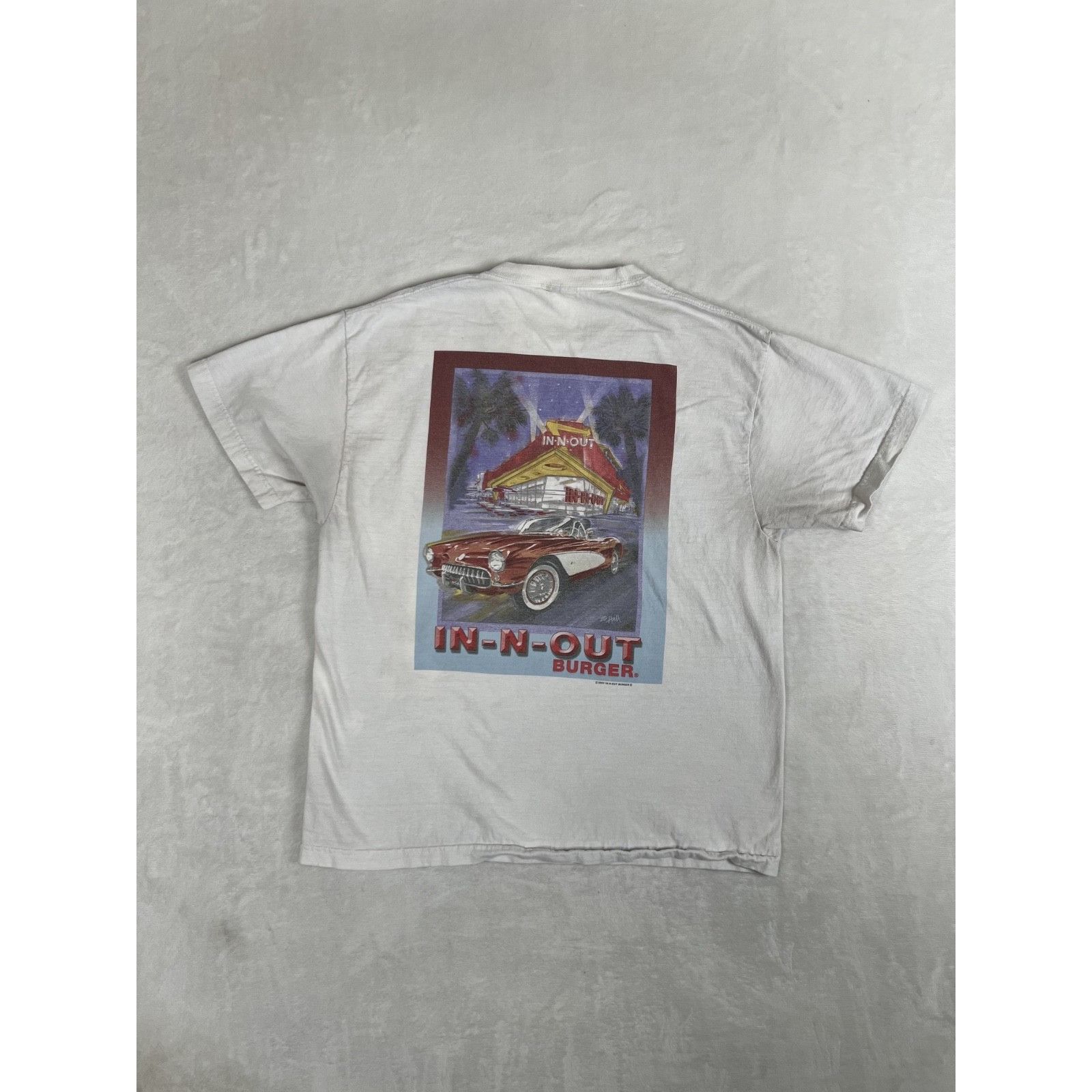 Other Vintage In N Out Burger Shirt Mens M/L White Fishermans Whar Size US M / EU 48-50 / 2 - 8 Thumbnail