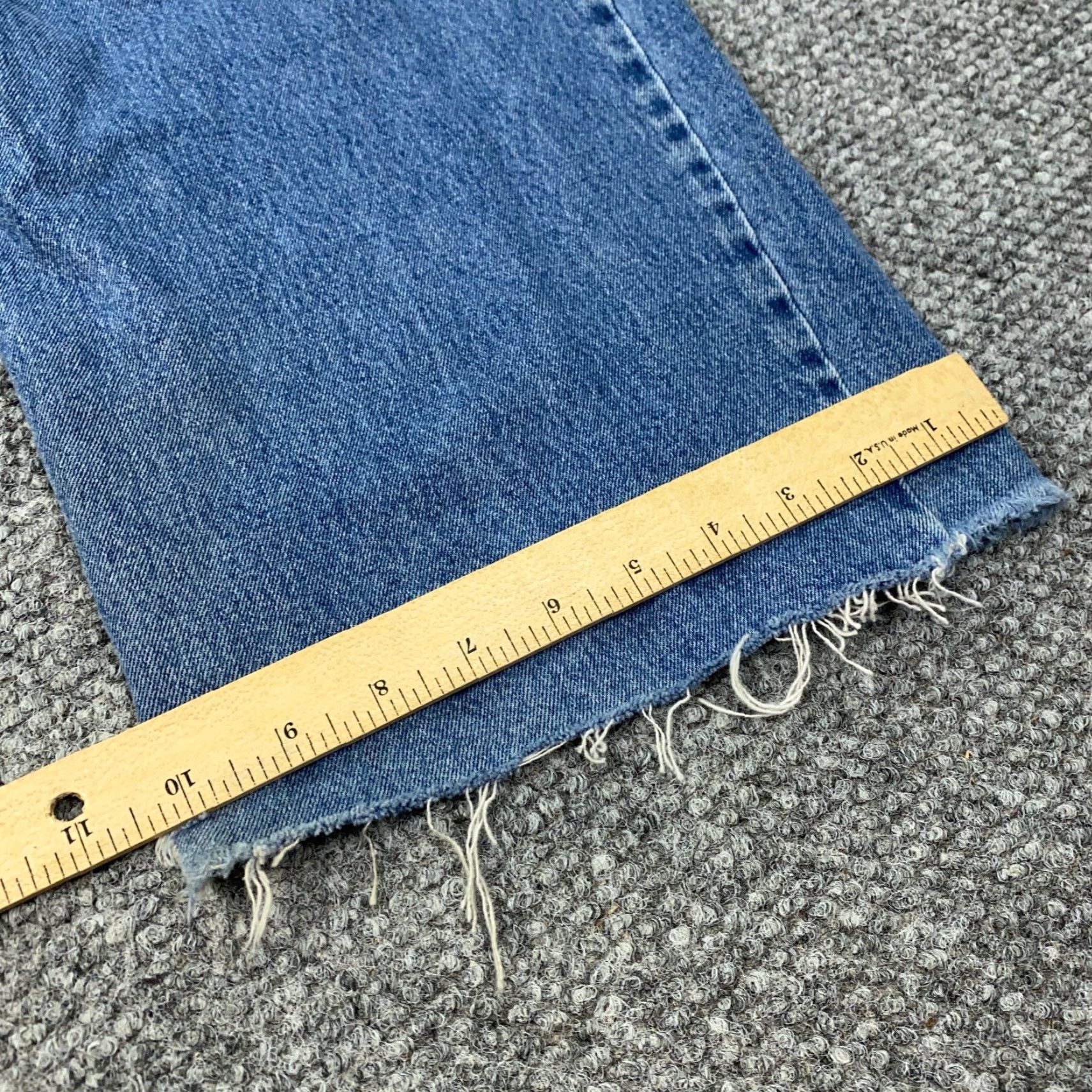 Vintage VINTAGE Fargo Jeans Mens 33x29 Baggy Denim Blue Grunge Hip Hop Y2K Size US 33 - 7 Thumbnail