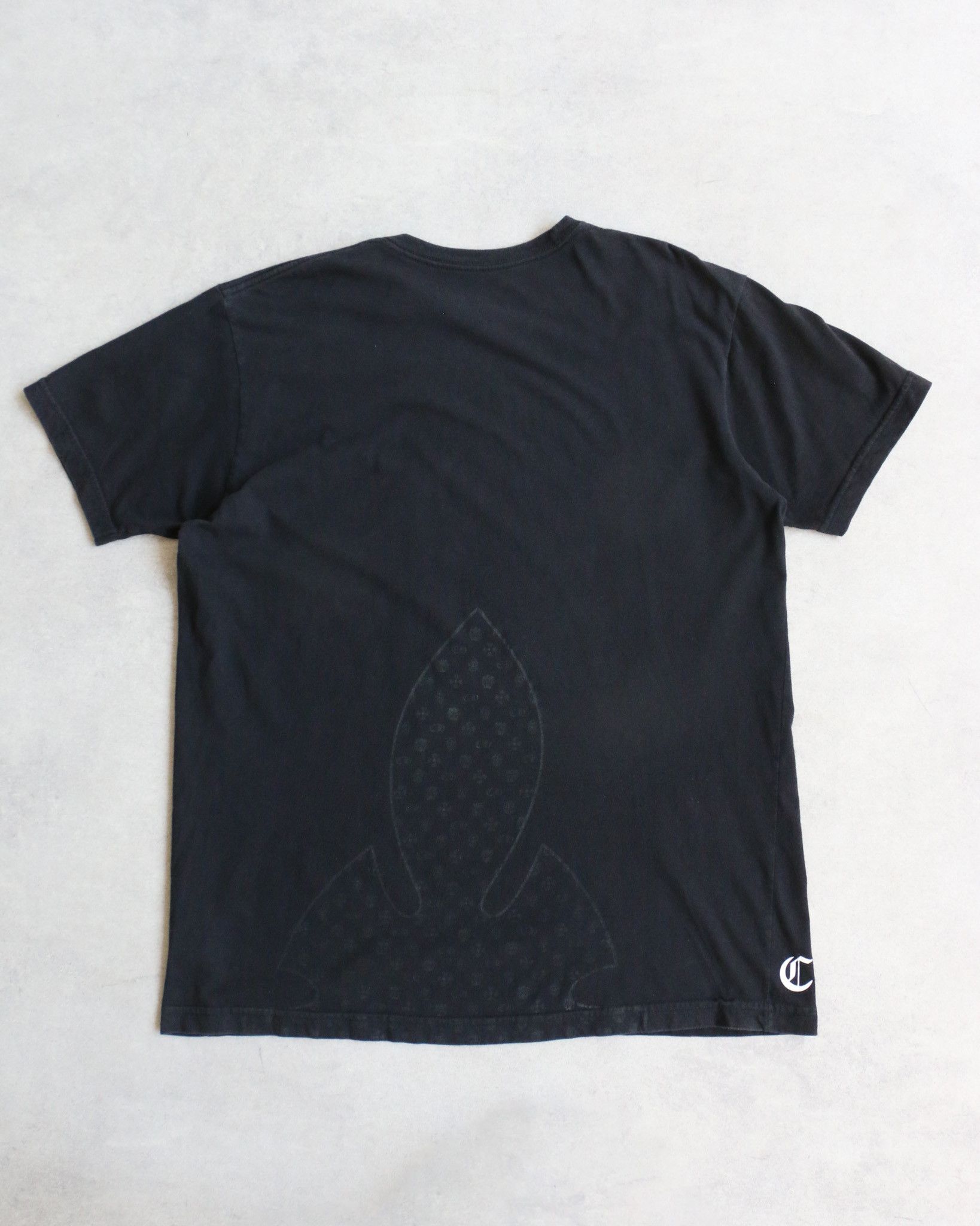 Chrome Hearts Monochrome Fleur Tee Black