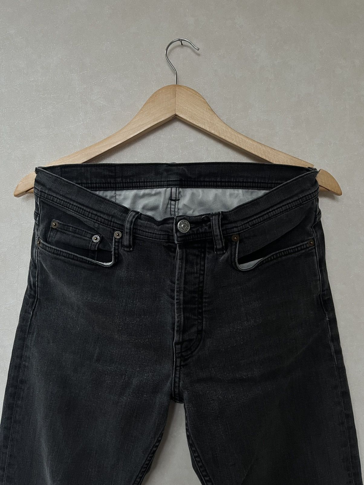 Acne Studios Acne Studios River Used Black Men's Jeans Size US 30 / EU 46 - 2 Thumbnail