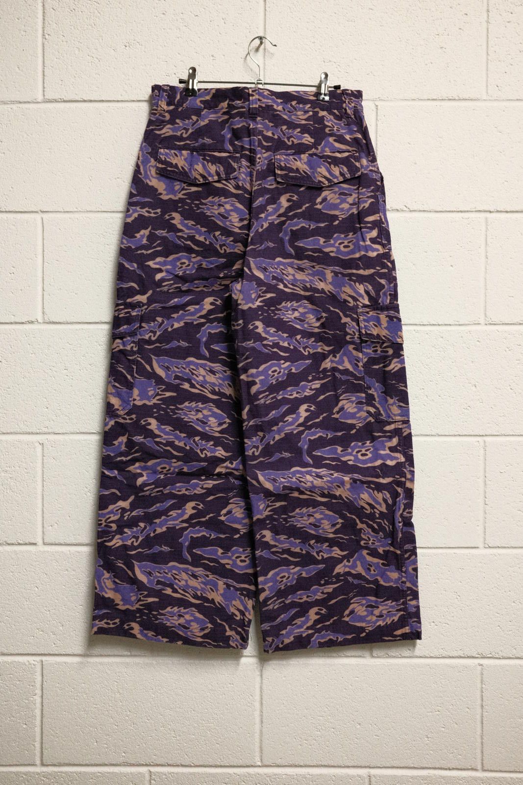 Acne Studios Acne Studios Purple Relaxed-Fit Cargo Pants SIZE 44 Size US 32 / EU 48 - 2 Thumbnail