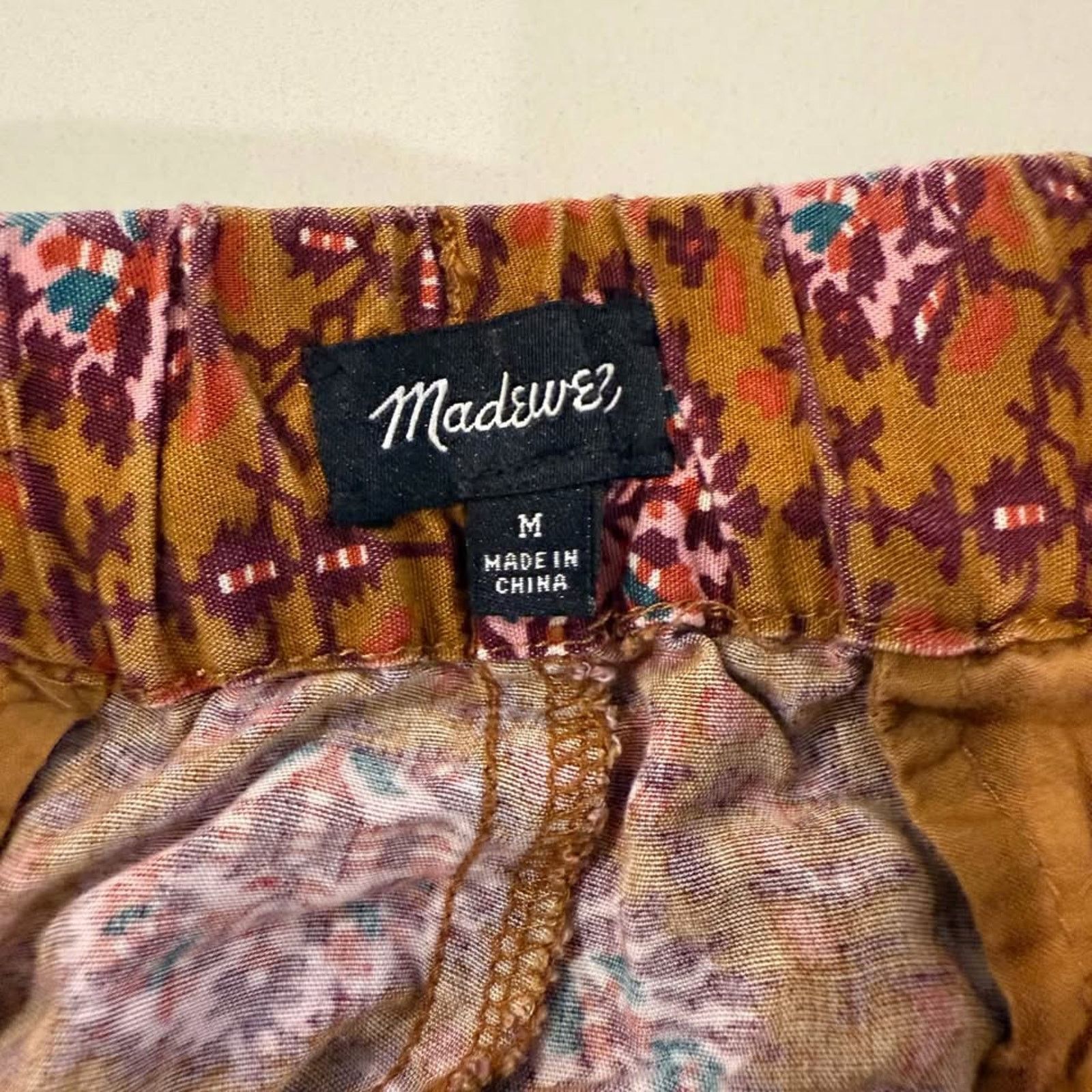 Madewell Madewell Drapey PullOn Paisley Festival Shorts Womens Medium Size 30" / US 8 / IT 44 - 4 Thumbnail
