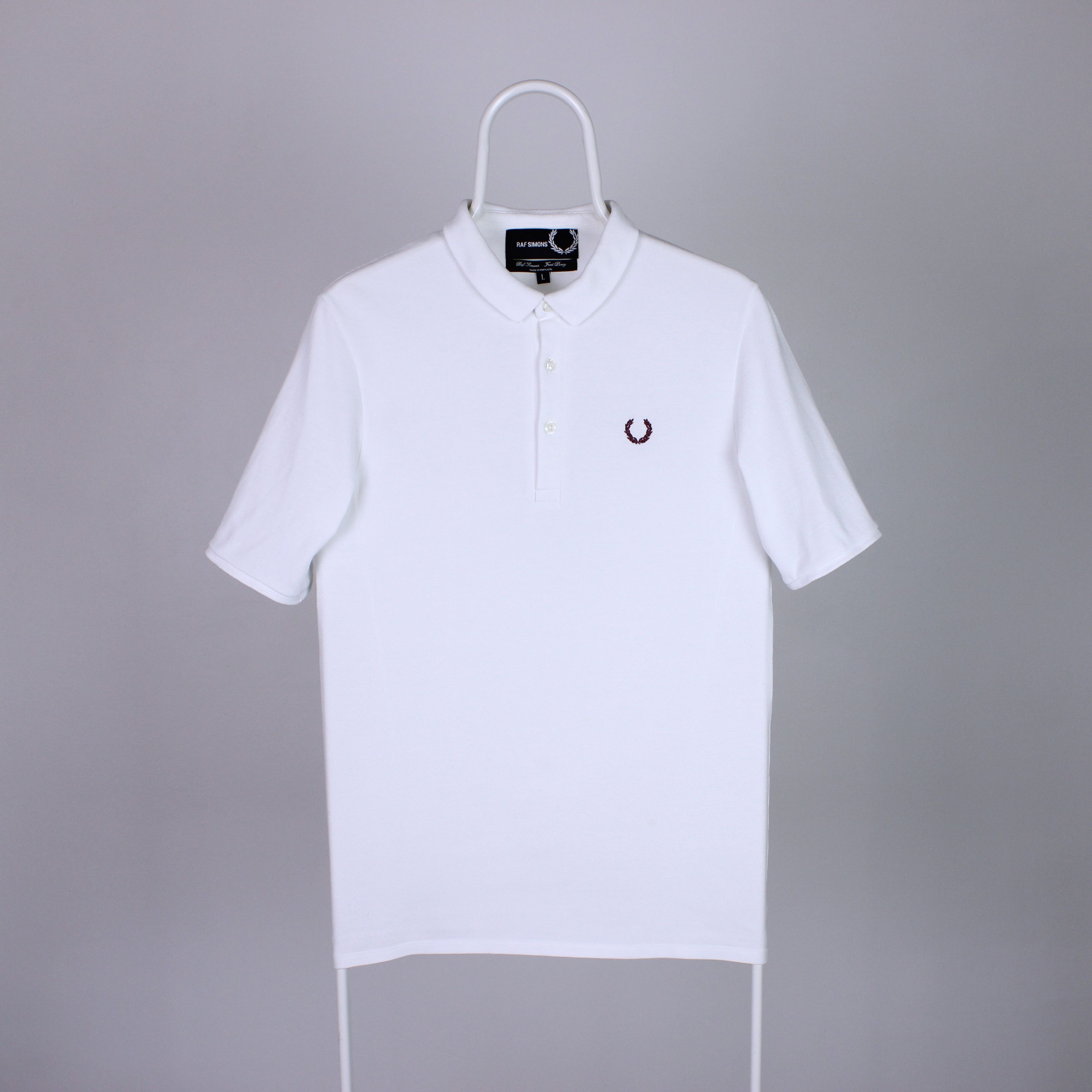 Fred Perry Raf Simons polo shirt white men M L