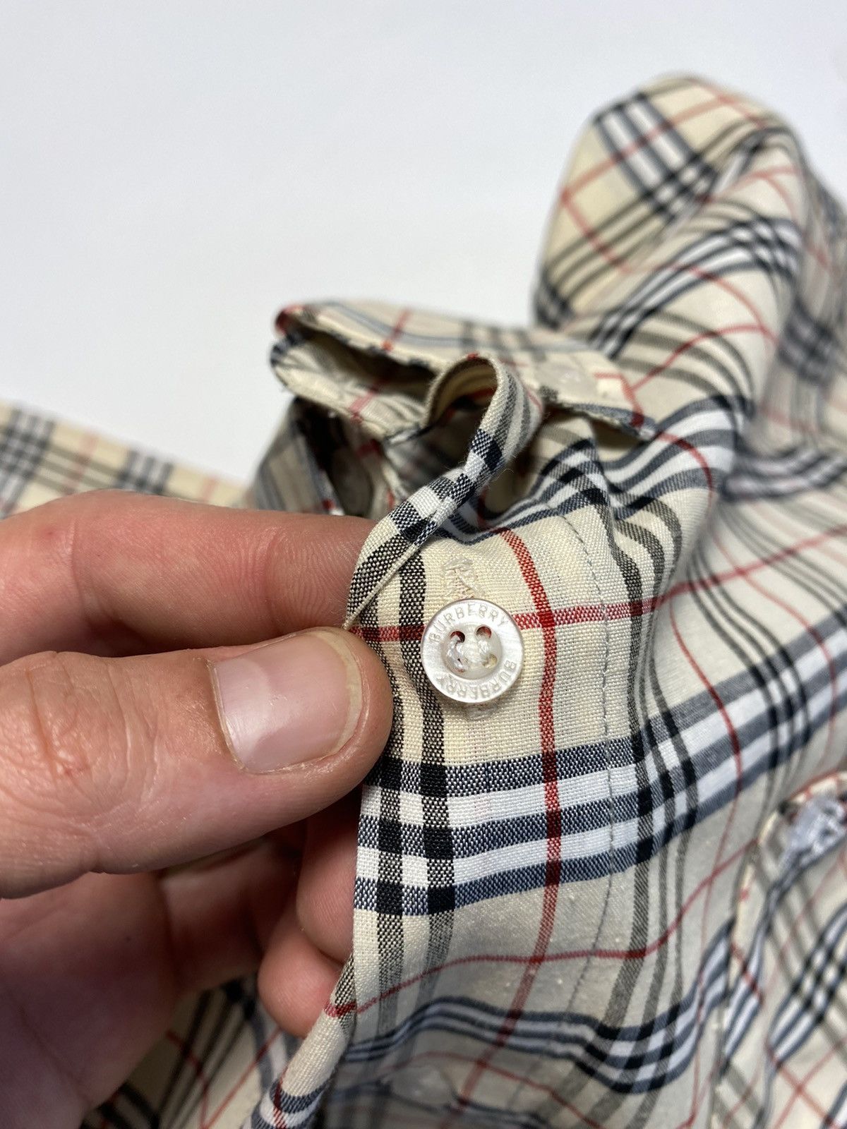 Burberry Vintage Burberry nova check hawaii shirt size S Size US S / EU 44-46 / 1 - 5 Thumbnail
