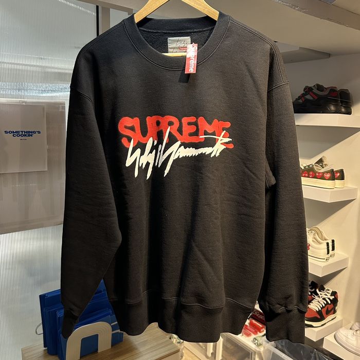 Supreme Supreme x Yohji Yamamoto Crewneck Sweatshirt FW20 | Grailed