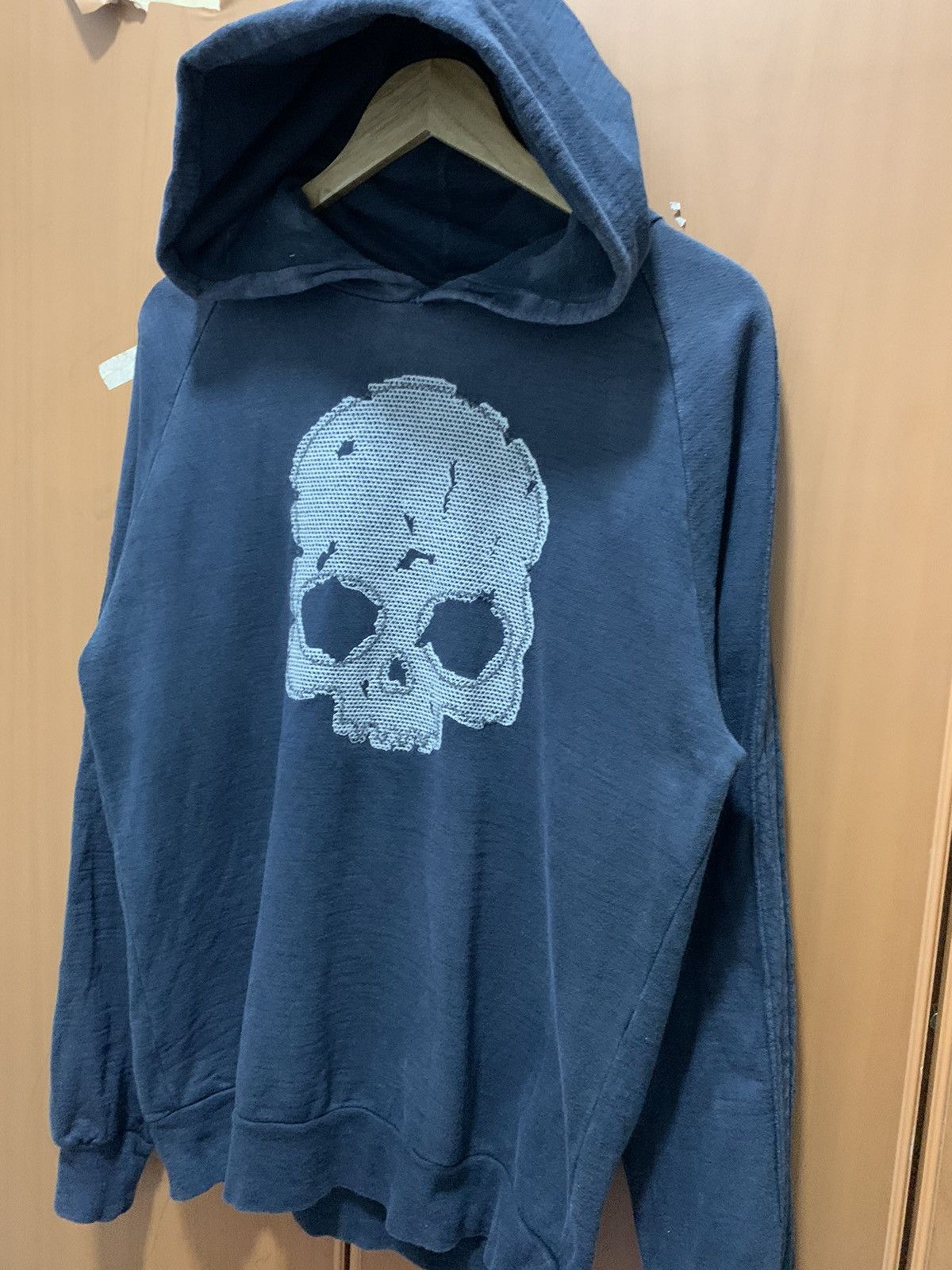HYDROGEN Hydrogen grunge archive skull goth hoodie Size US XL / EU 56 / 4 - 3 Thumbnail
