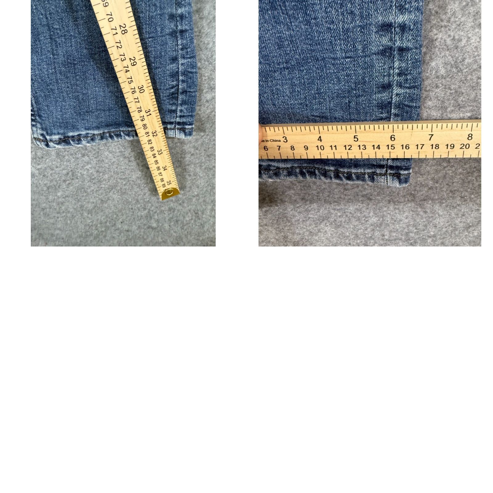 Jack & Jones Jack & Jones Jeans Mens 33/32 Blue Denim Slim Glenn Fit Button Fly Whisker Pockets Jeans Size US 33 - 10 Thumbnail