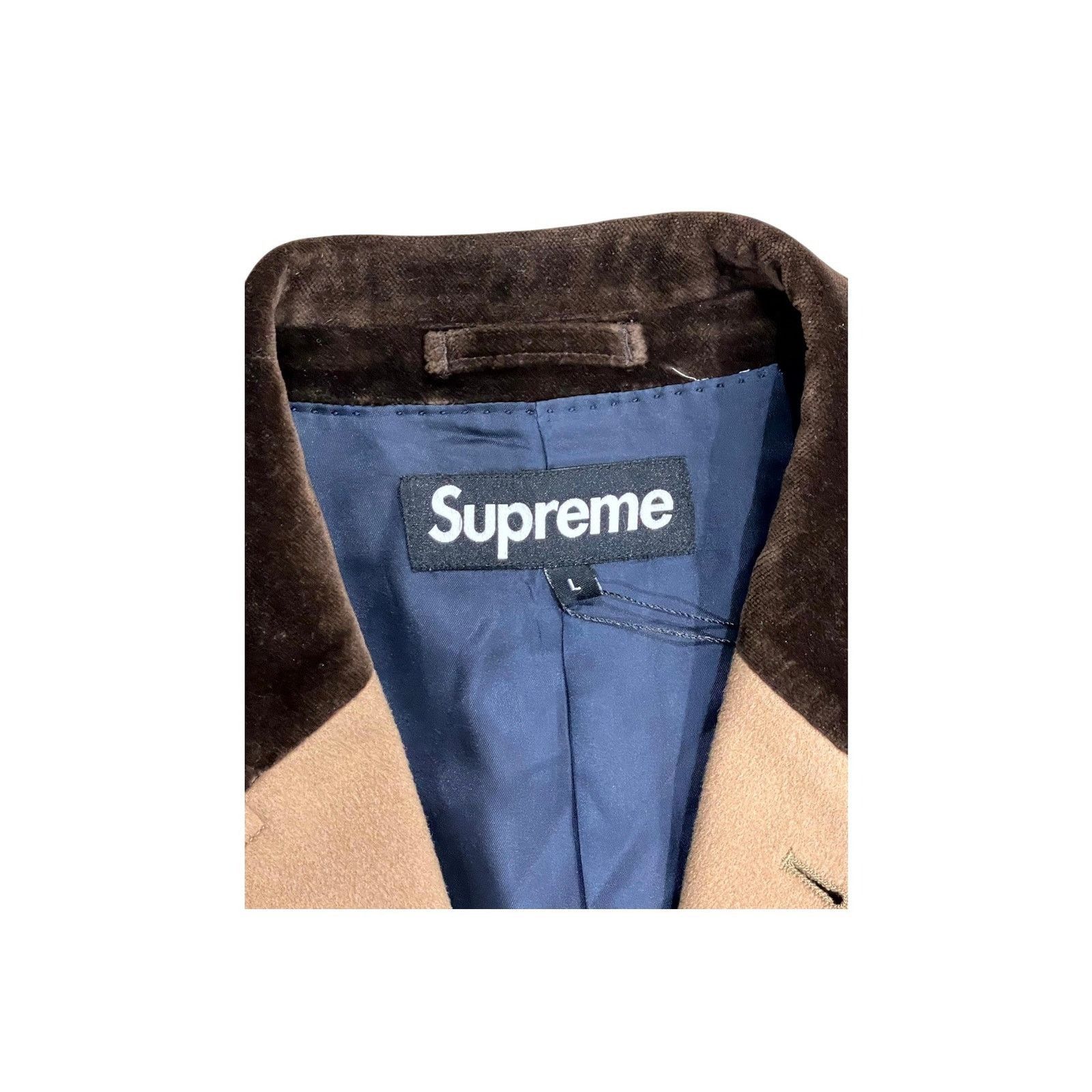 Supreme Supreme x Loro Piana Wool Over Tan Coat Size US L / EU 52-54 / 3 - 3 Thumbnail