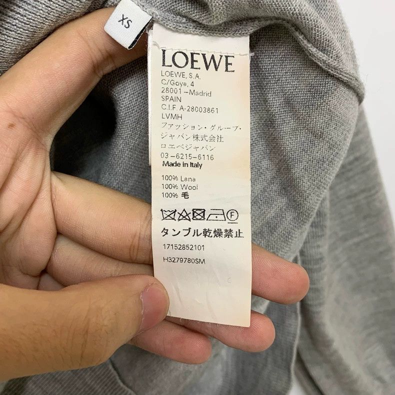 Loewe LOEWE Knitted Sweater with Chest Bear Pattern/XS Size, Sho Size XS / US 0-2 / IT 36-38 - 4 Thumbnail