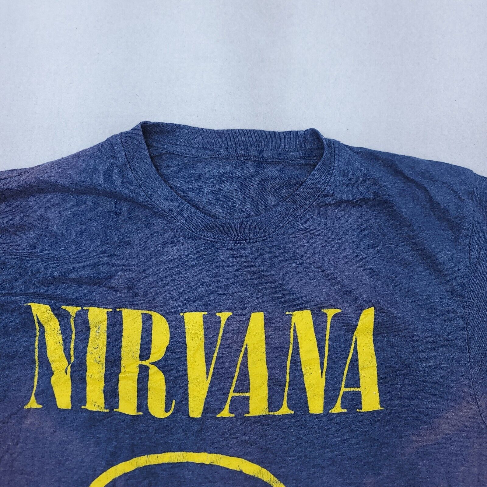 Nirvana Nirvana Casual Pullover Graphic T Shirt Mens Size Large Blue Size US L / EU 52-54 / 3 - 1 Thumbnail