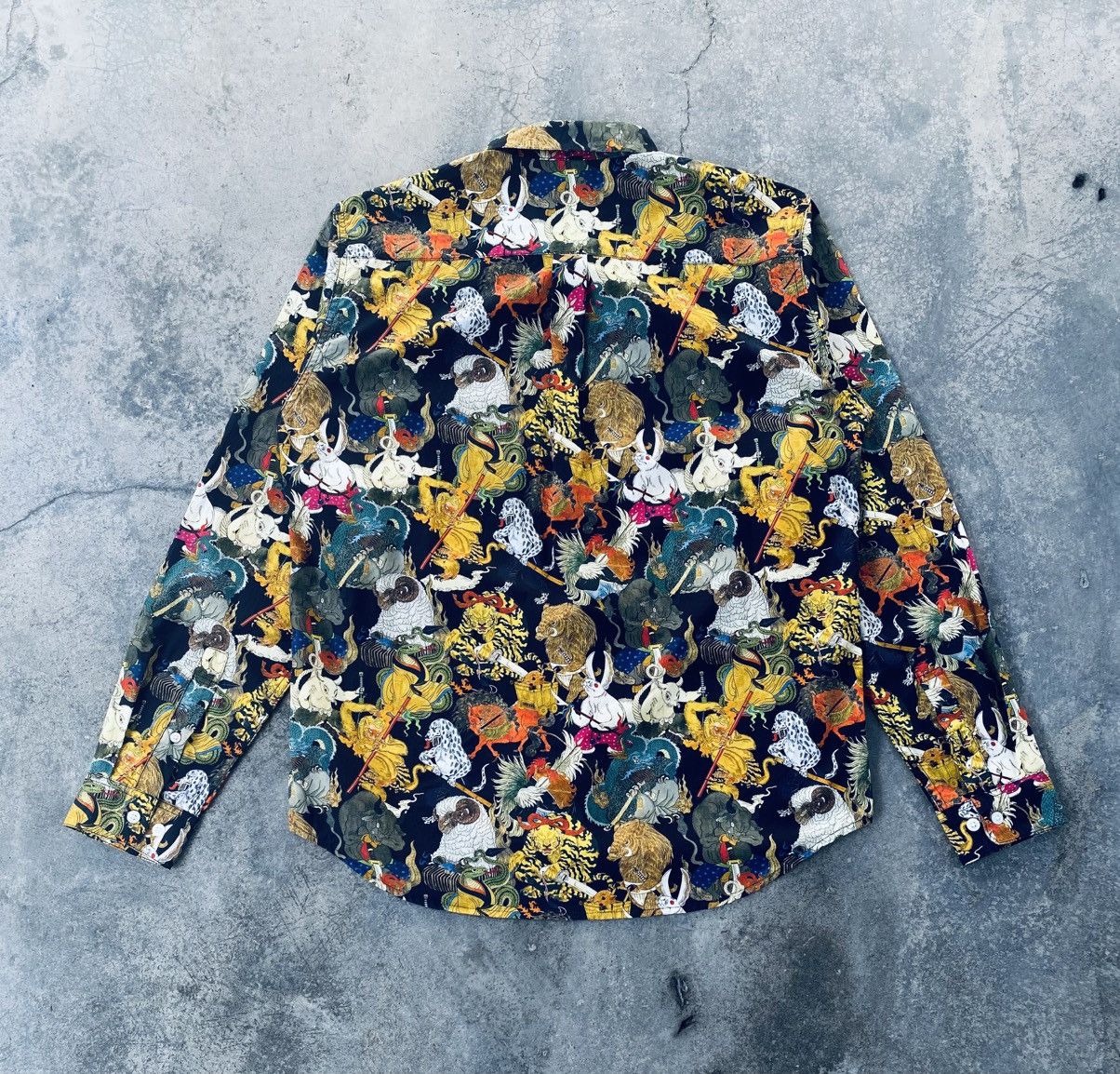 Japanese Brand Ayako Ishiguro Art Printed Shirt Button Ups Size US M / EU 48-50 / 2 - 2 Thumbnail