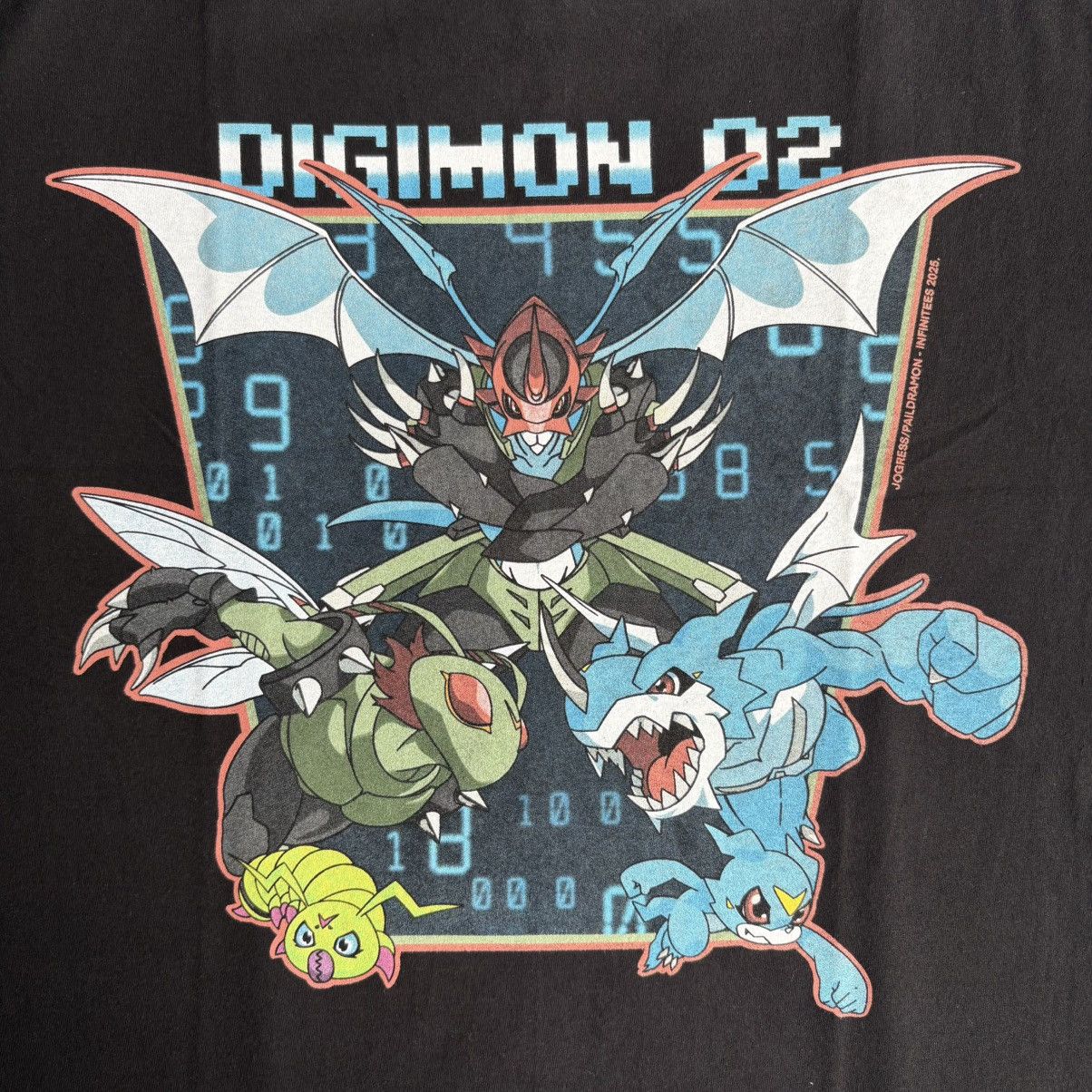Anime Anime Shirt Digimon Adventure 02 Jogress Paildramon Size US L / EU 52-54 / 3 - 3 Thumbnail