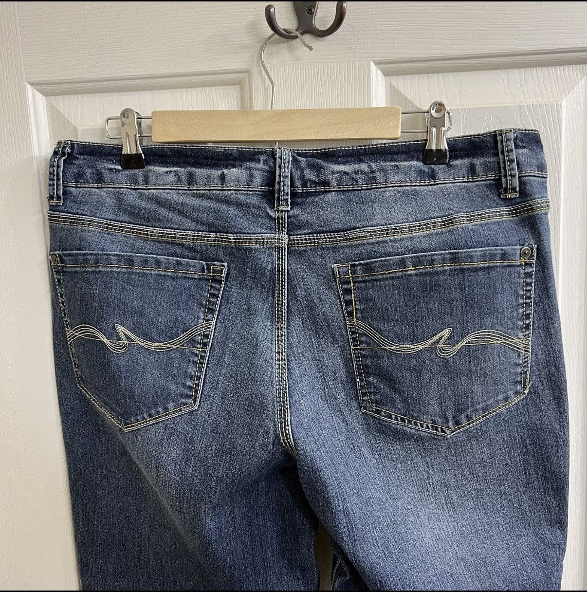 Faded Glory Faded Glory Skinny Premium Jeans Women’s Size 16 Dark Wash Size 38" / US 16 / IT 52 - 5 Thumbnail