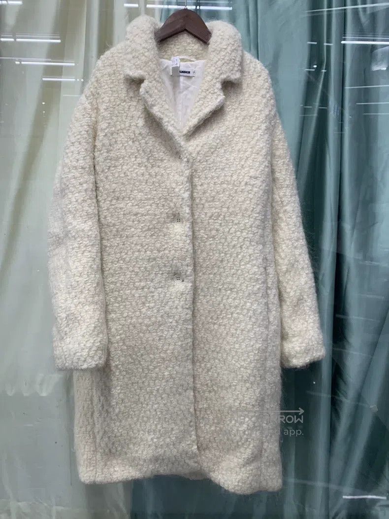 Jil Sander Jil Sander size 34 Off-white teddy bear fur coat Size M / US 6-8 / IT 42-44 - 1 Thumbnail