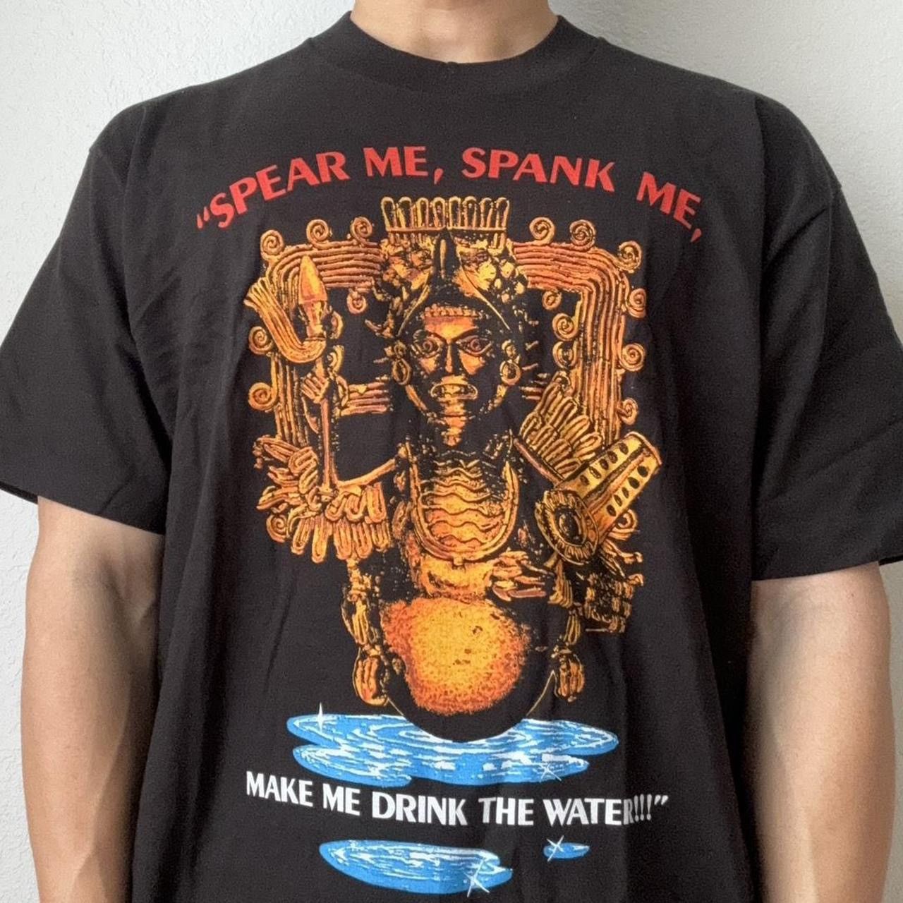Vintage Vintage Senor Lopez 'Spear Me, Spank Me' Graphics Black Tee Size US L / EU 52-54 / 3 - 1 Thumbnail