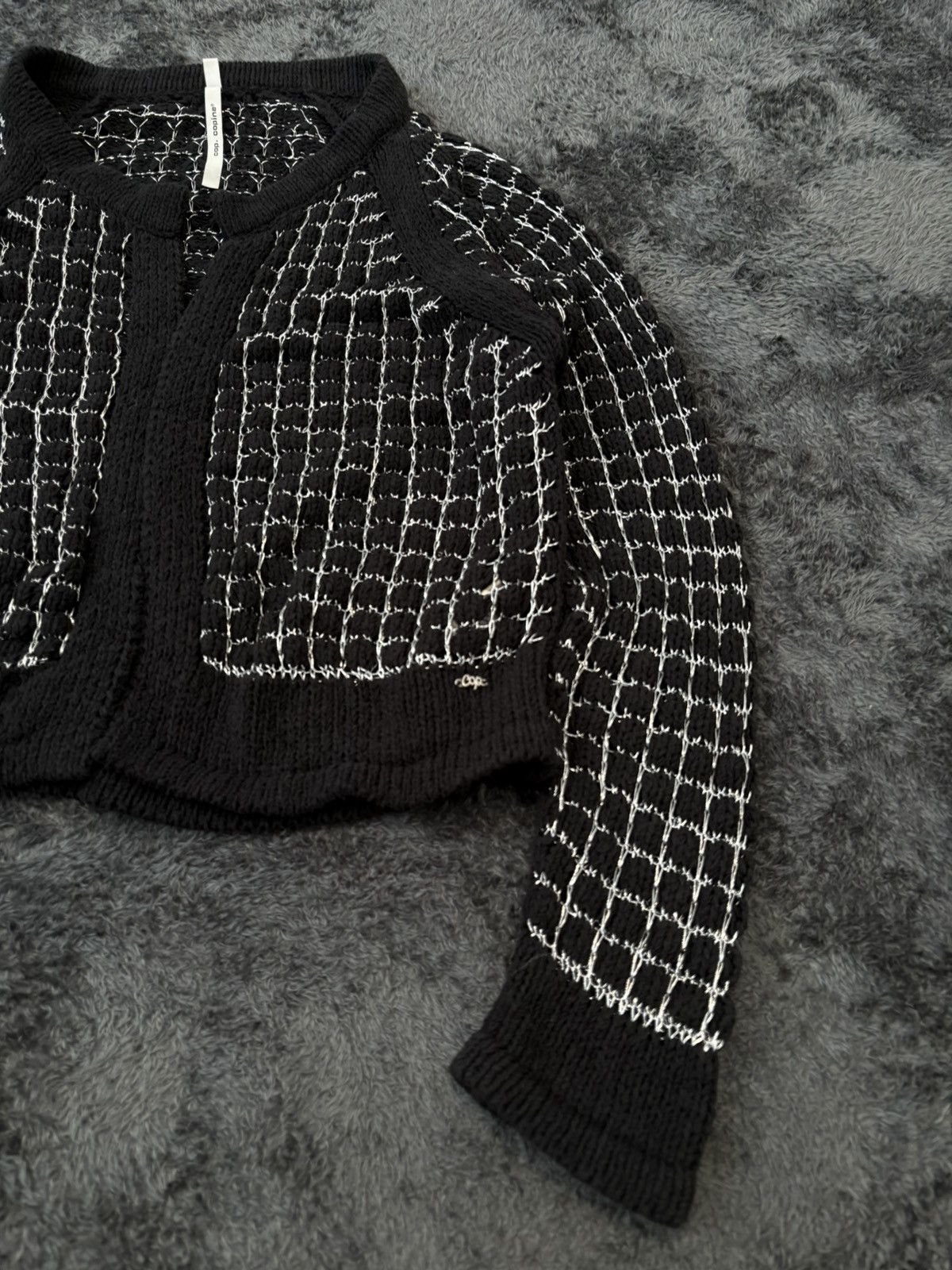 Cop Copine Vintage Cop Copine Mesh Gilet Sweater Size M / US 6-8 / IT 42-44 - 3 Thumbnail