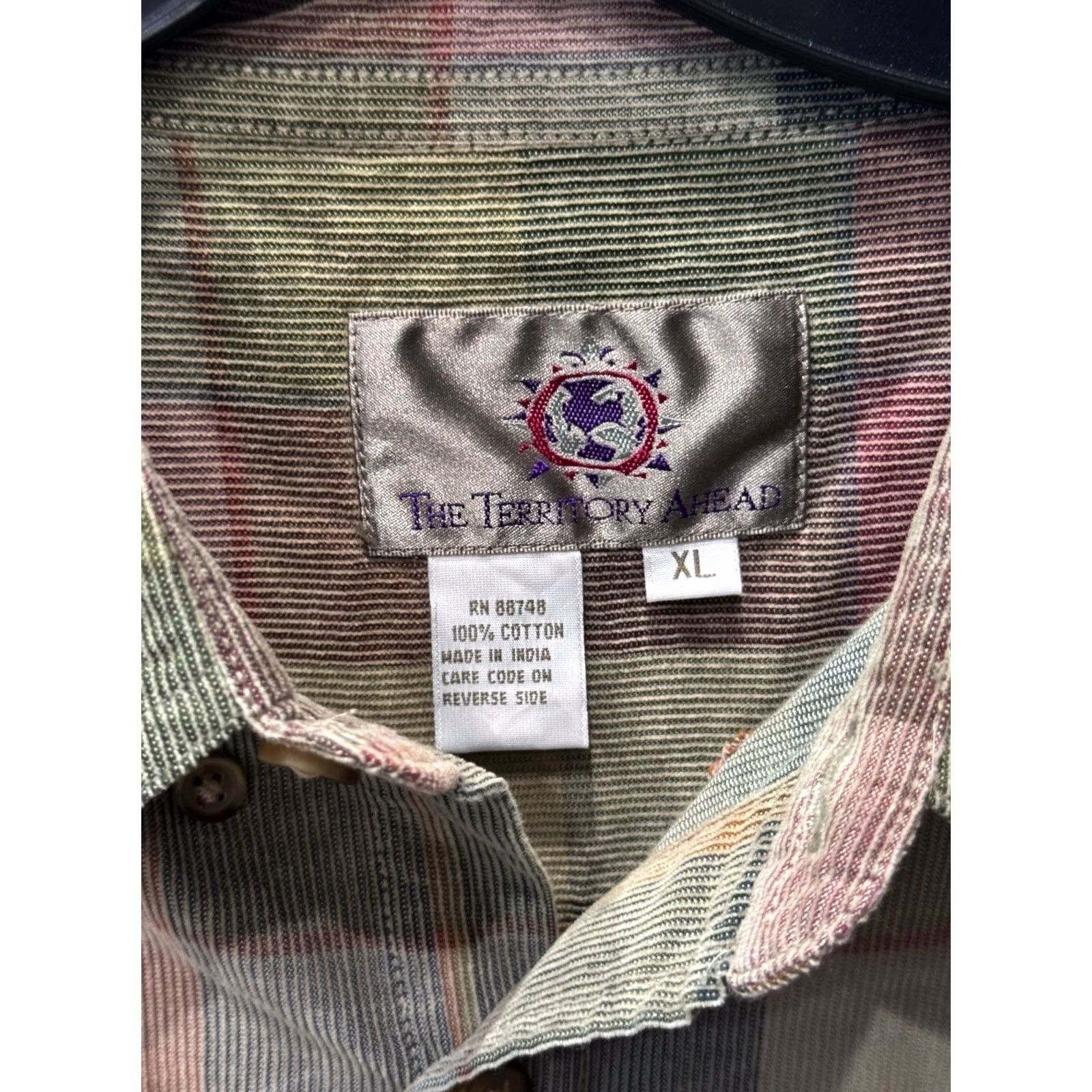 The Territory Ahead Territory Ahead Cord Plaid LONG SLEEVE SHIRT XL Multicolor Men Regular XS? XL Size US XL / EU 56 / 4 - 6 Thumbnail