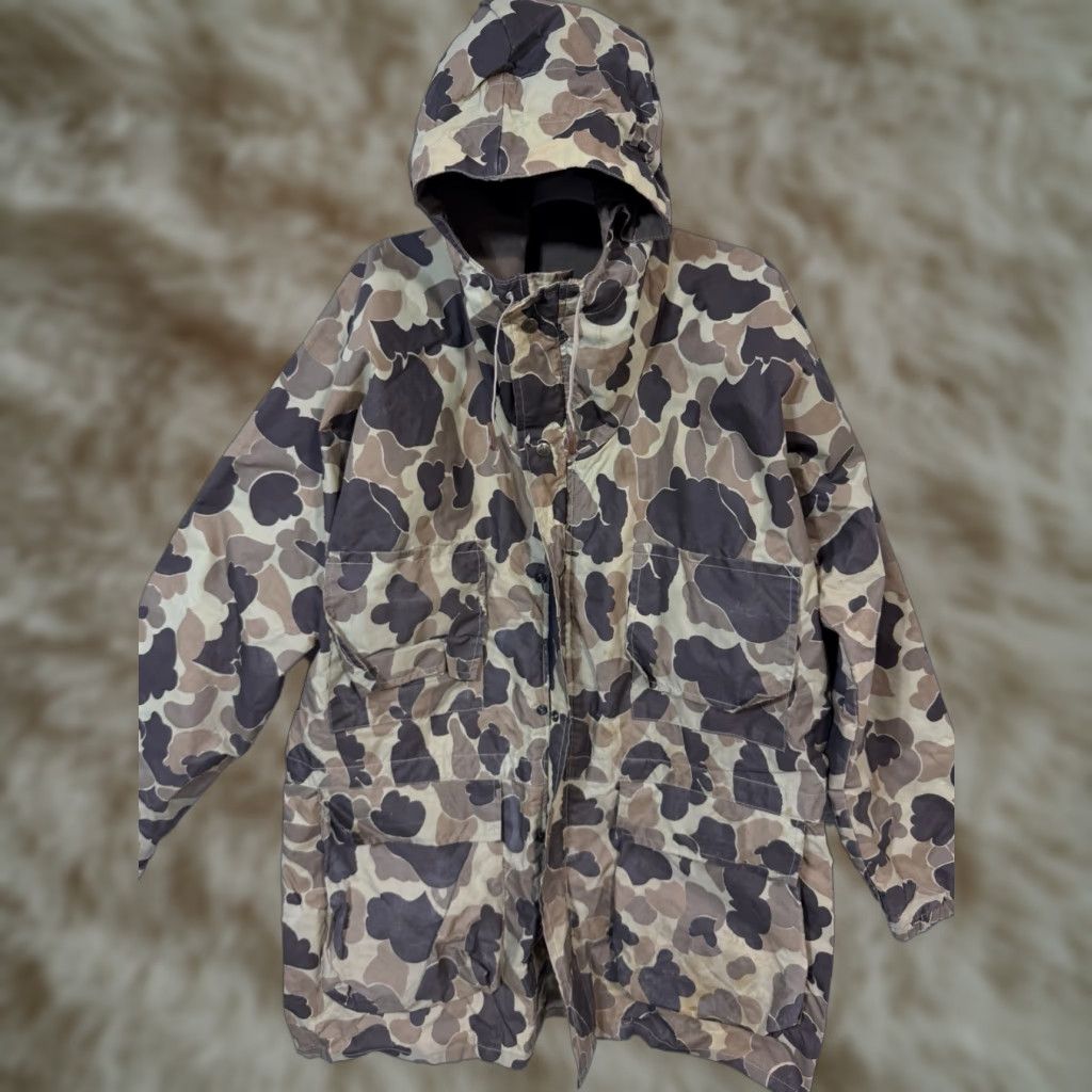 Vintage VINTAGE Columbia Duck Hunting Camo Full Zip Jacket Hood Mens L Columbia OutDry Parka 7 Pockets Water Resistant Size US L / EU 52-54 / 3 - 1 Thumbnail