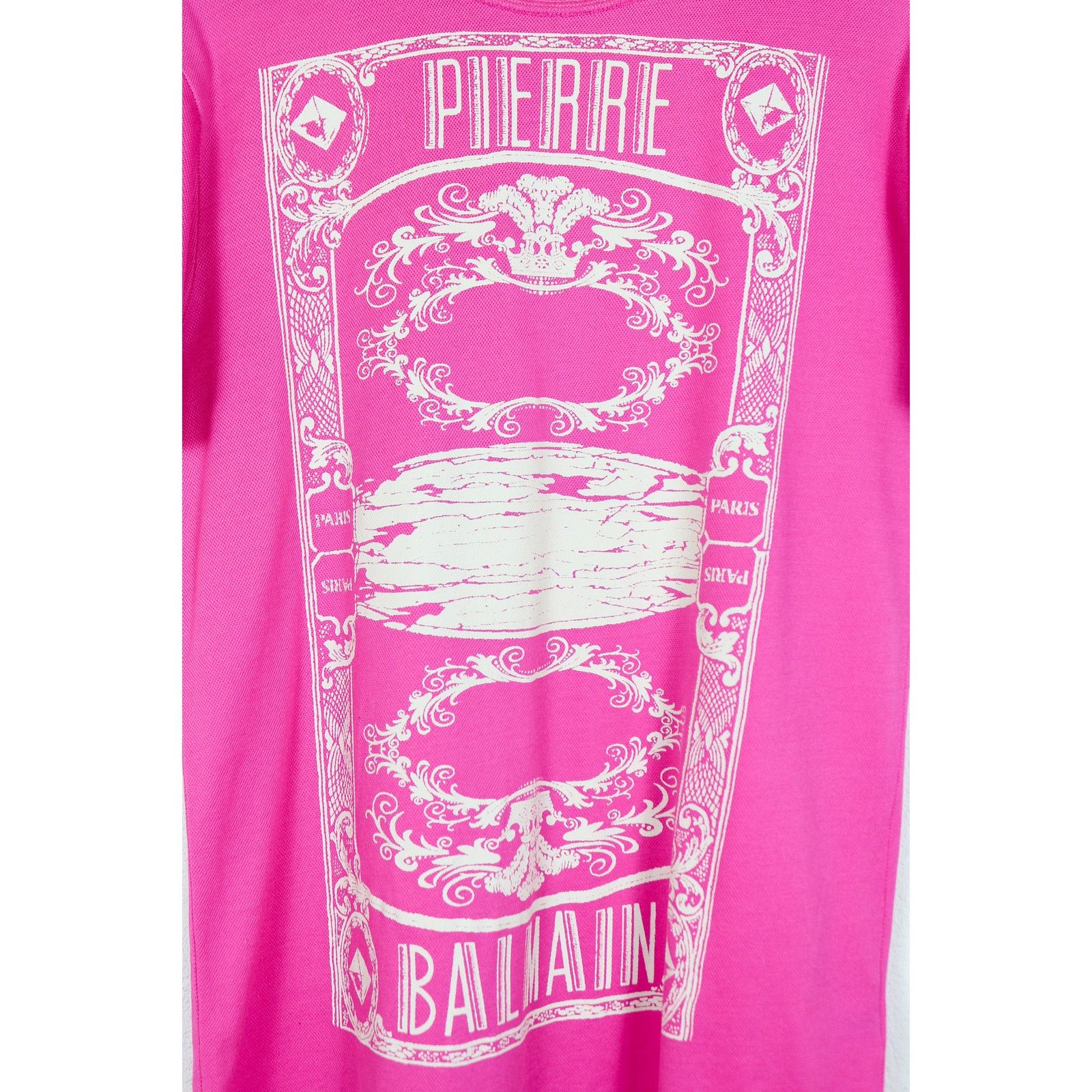 Pierre Balmain Pierre Balmain Paris Baroque Graphic Print Tee T-shirt Y2K Size US M / EU 48-50 / 2 - 3 Thumbnail